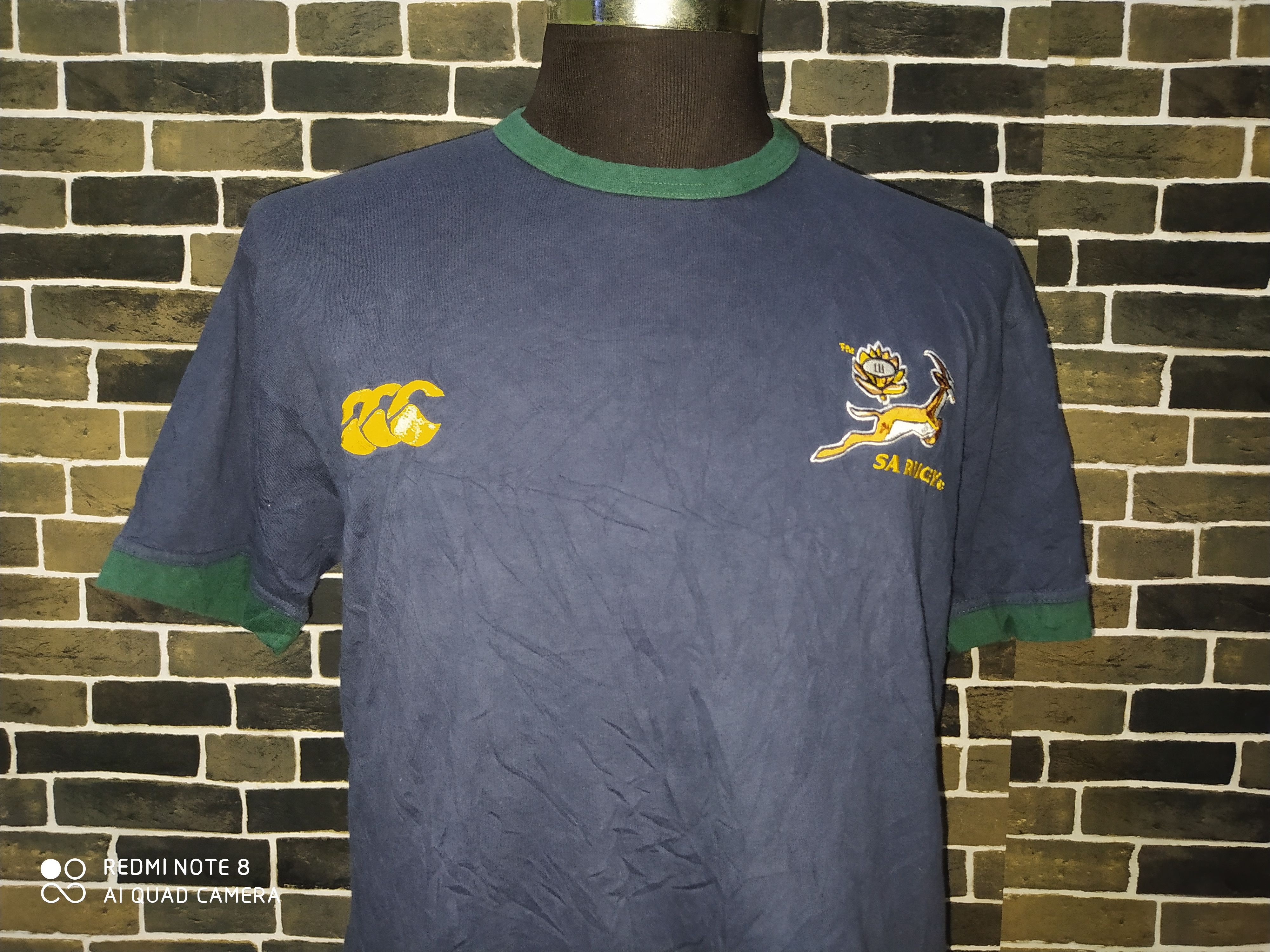 Canterbury of New Zealand Canterbury South African Rugby Embroidery Logo T shirt Size US XXL / EU 58 / 5 - 2 Thumbnail