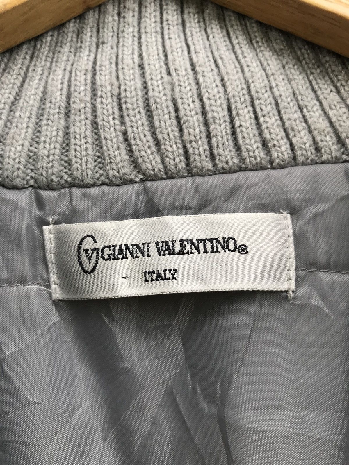 Gianni Valentino × Valentino × Vintage Gianni Valentino Shawl Collar Button Sweatshirt Sweater Size US M / EU 48-50 / 2 - 8 Thumbnail