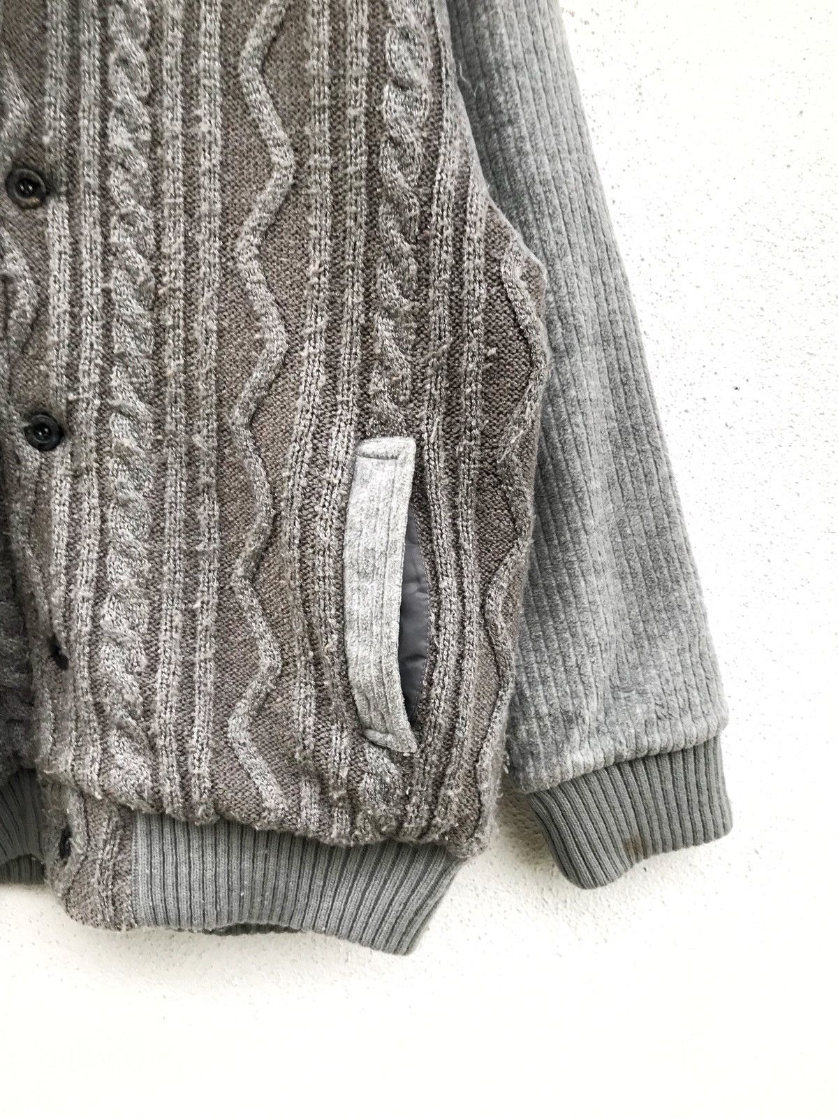 Gianni Valentino × Valentino × Vintage Gianni Valentino Shawl Collar Button Sweatshirt Sweater Size US M / EU 48-50 / 2 - 4 Thumbnail