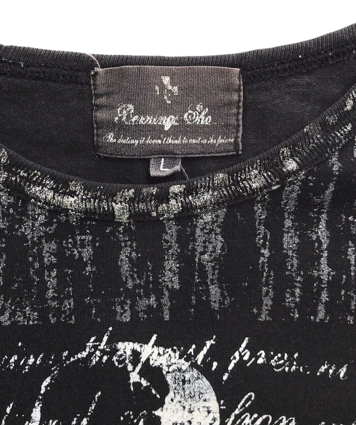 Japanese Brand × Seditionaries Japanese Brand Burning Sho Seditionaries Skull Glitter Tee Size US S / EU 44-46 / 1 - 5 Thumbnail