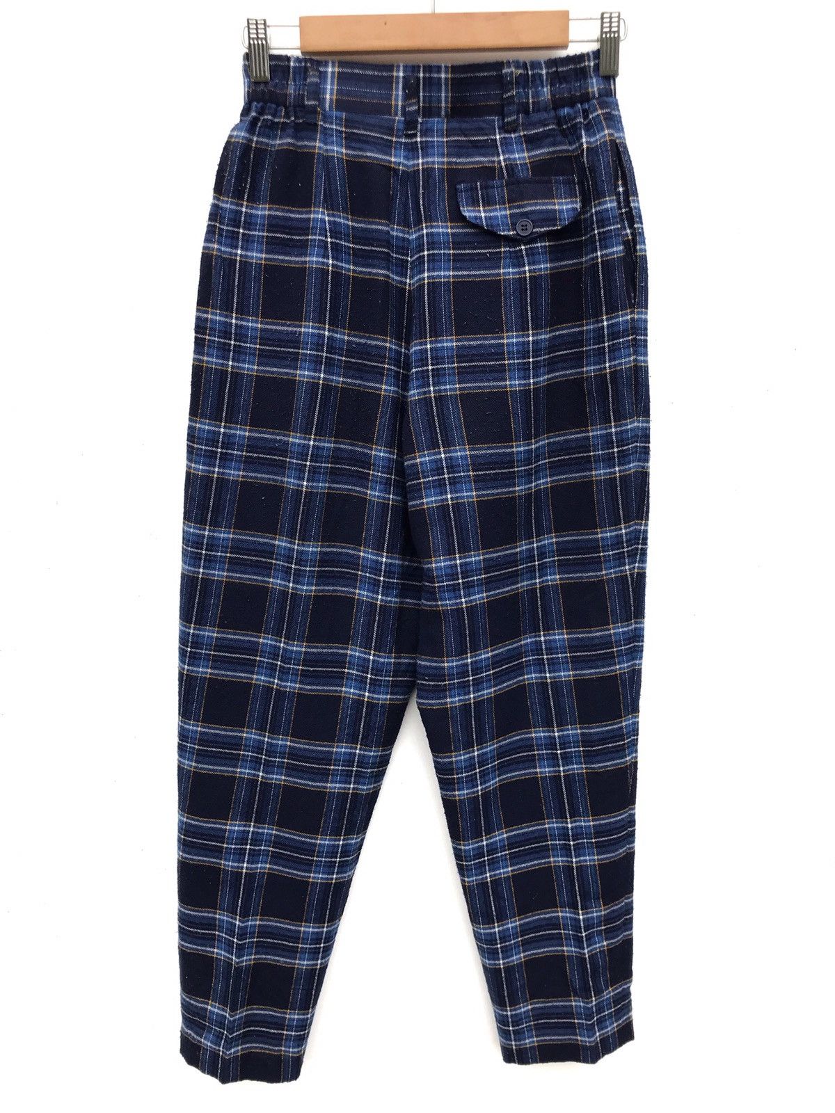 Japanese Brand Vintage JAPANESE Checked Plaid Tartan Bagg Trousers Pants Size US 26 / EU 42 - 3 Thumbnail