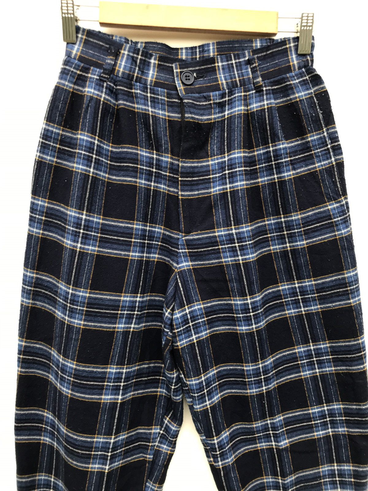 Japanese Brand Vintage JAPANESE Checked Plaid Tartan Bagg Trousers Pants Size US 26 / EU 42 - 4 Thumbnail