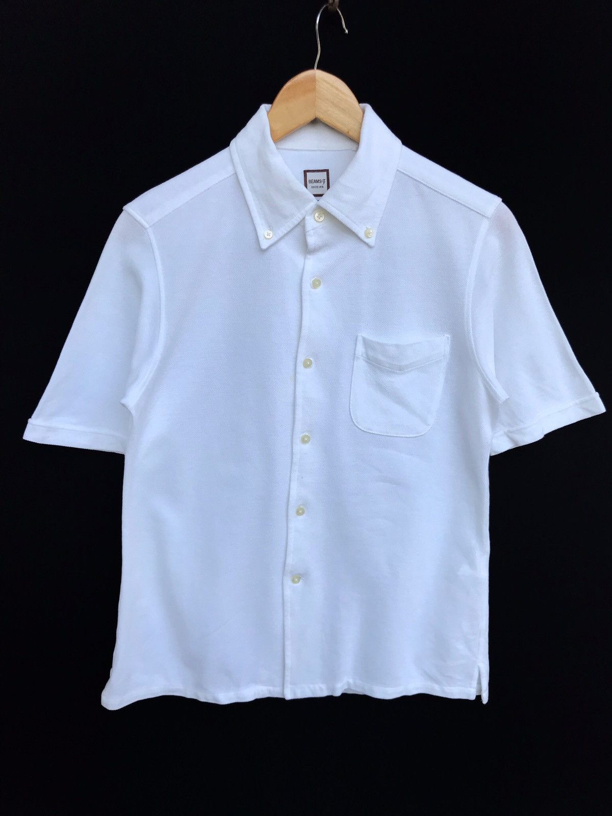 Beams Plus Beams Slim Fit Polo Button Shirts Size US S / EU 44-46 / 1 - 1 Thumbnail