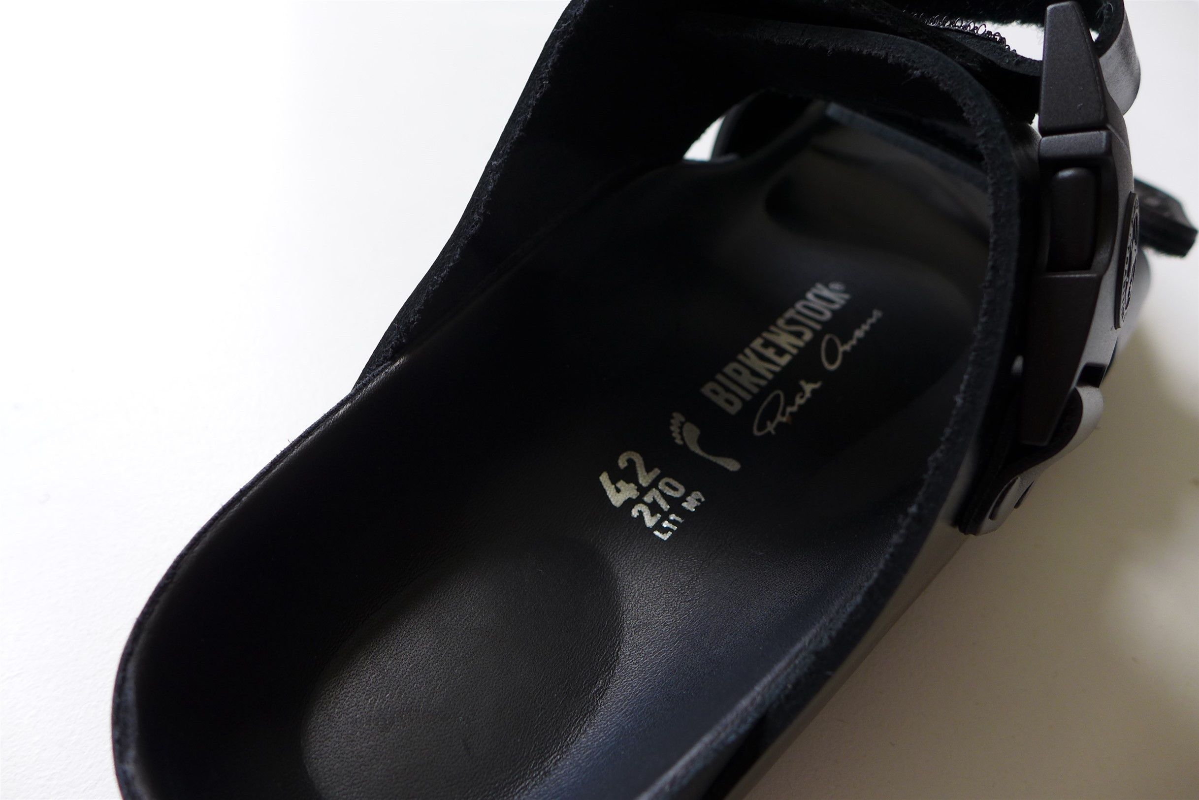 Birkenstock × Rick Owens n/a Rick Owens x Birkenstock Black Rotterdam Sandals Size US 9 / EU 42 - 12 Thumbnail