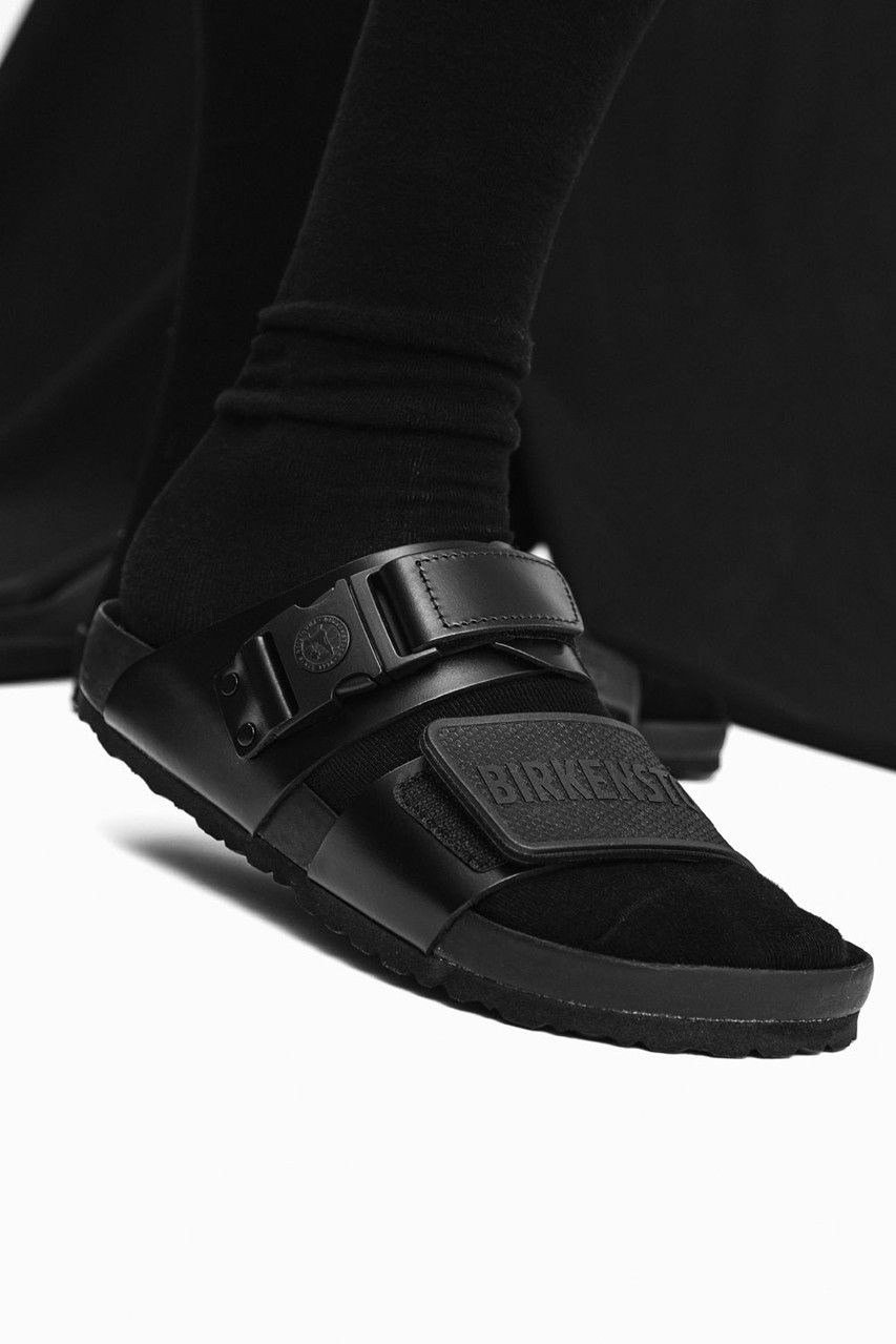 Birkenstock × Rick Owens n/a Rick Owens x Birkenstock Black Rotterdam Sandals Size US 9 / EU 42 - 25 Thumbnail