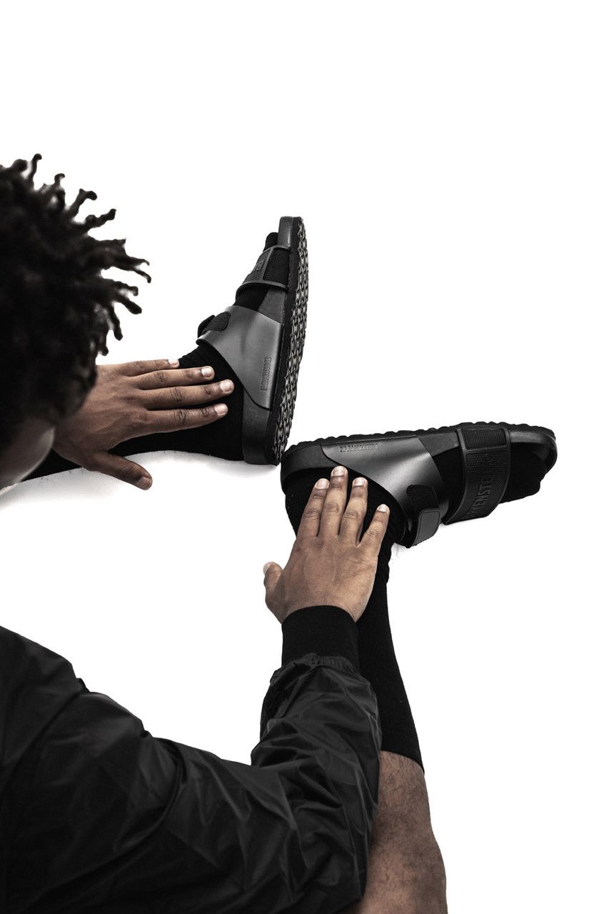 Birkenstock × Rick Owens n/a Rick Owens x Birkenstock Black Rotterdam Sandals Size US 9 / EU 42 - 22 Thumbnail