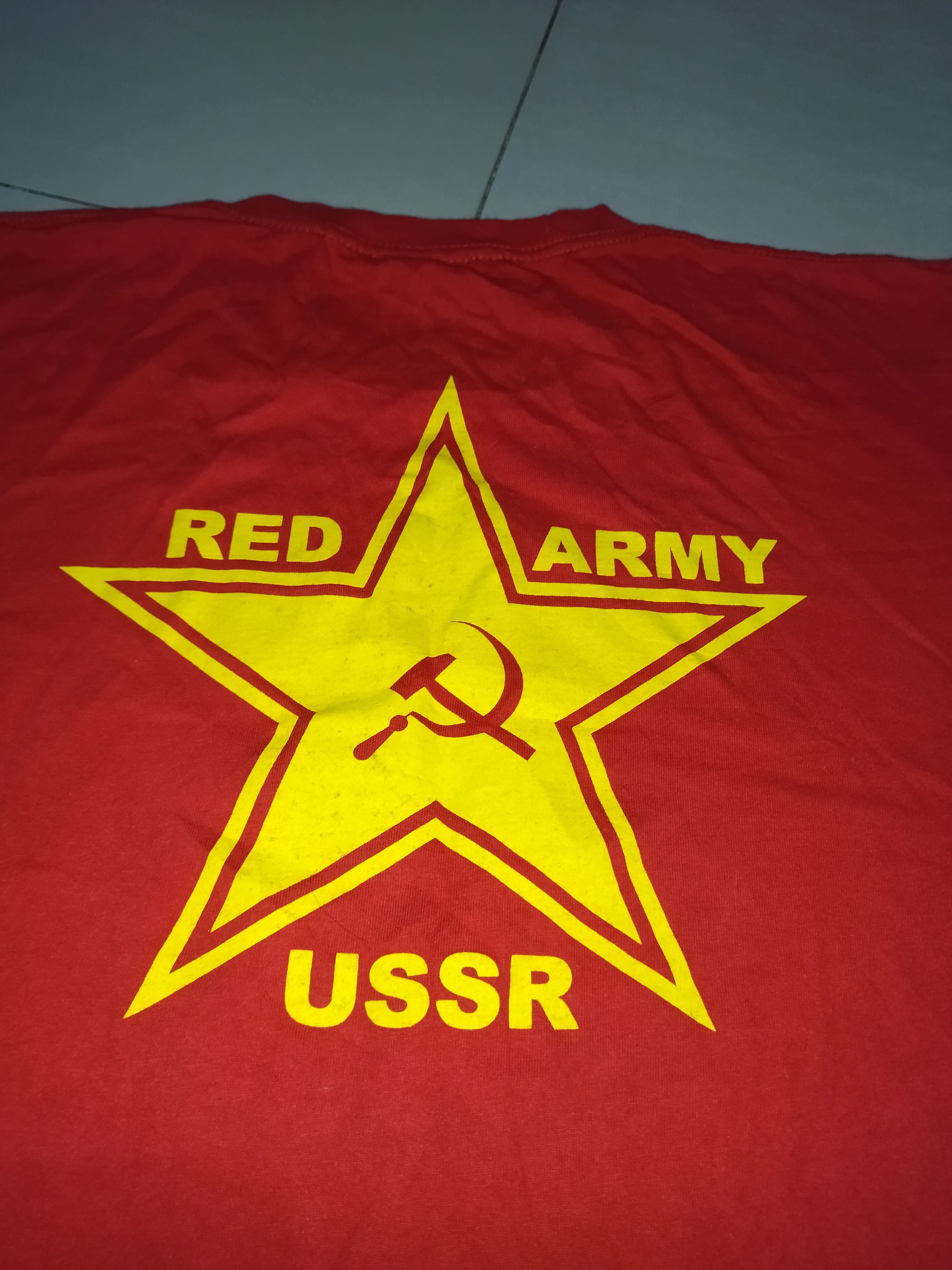 Vintage 90s Red Army USSR Tshirt