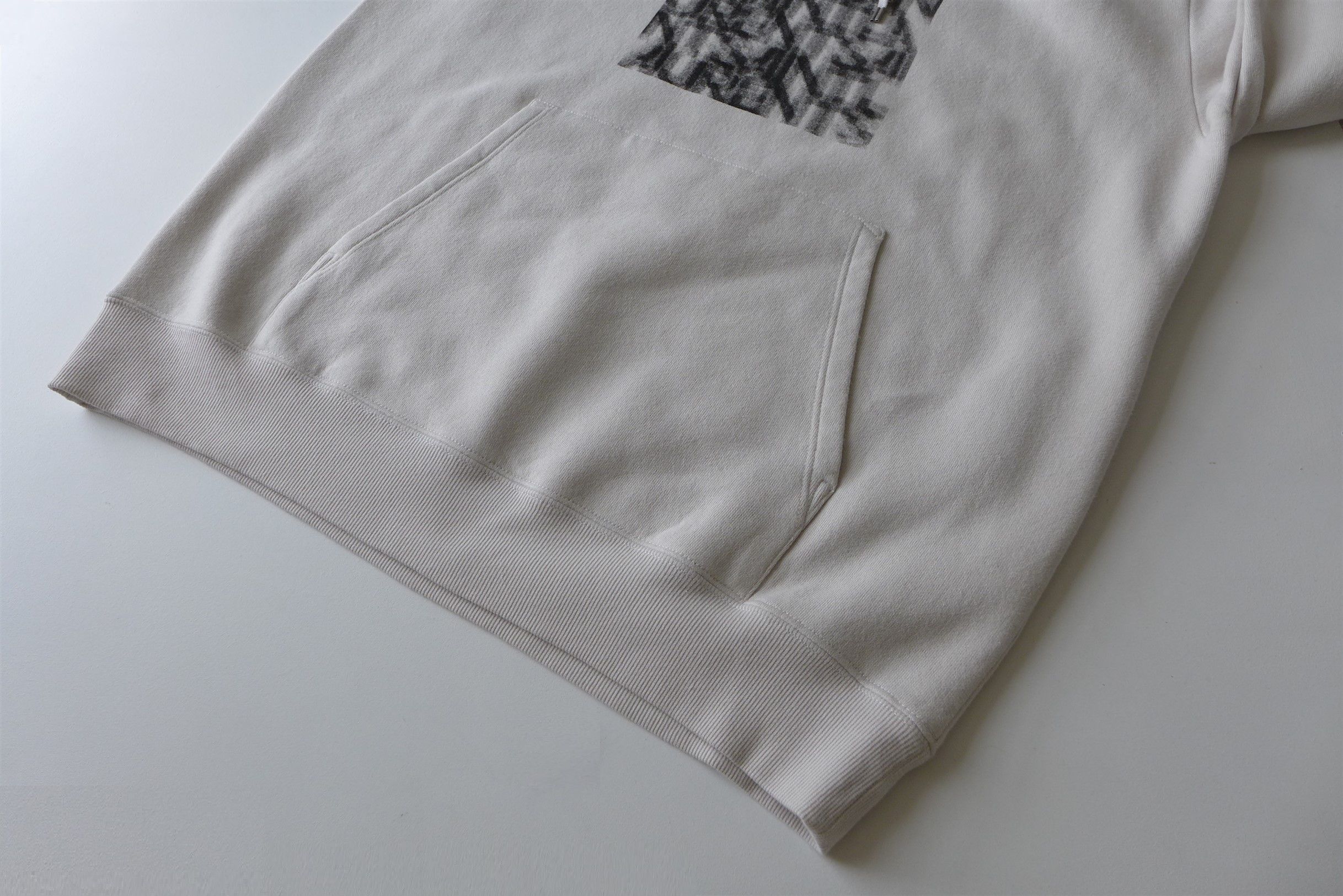 Saint Laurent Paris Saint Laurent Optical Illusion Hoodie -- Ecru Cotton Size US S / EU 44-46 / 1 - 10 Thumbnail