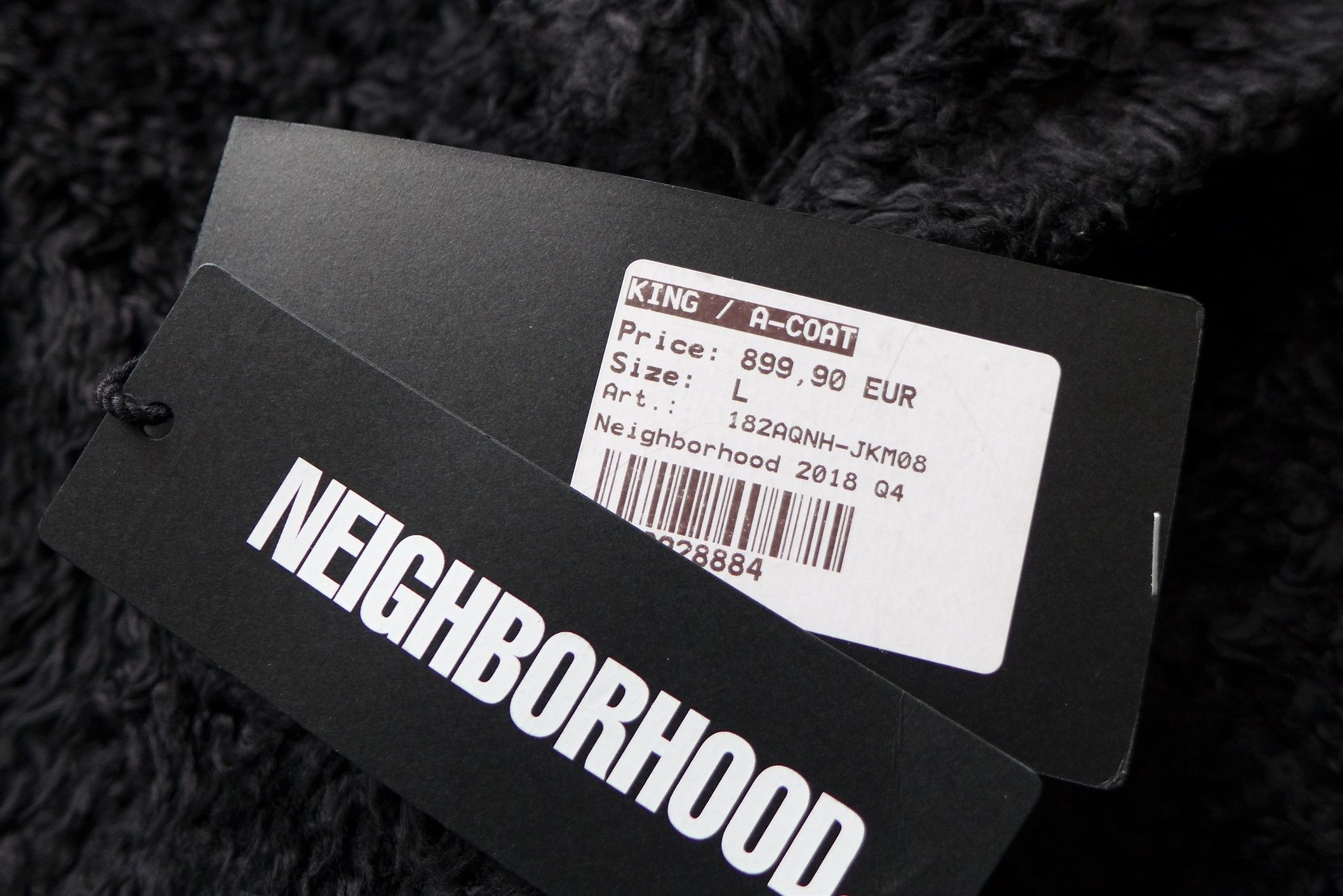 Neighborhood NEIGHBORHOOD FW18 King Coat - Black Faux Fur Size US L / EU 52-54 / 3 - 13 Thumbnail