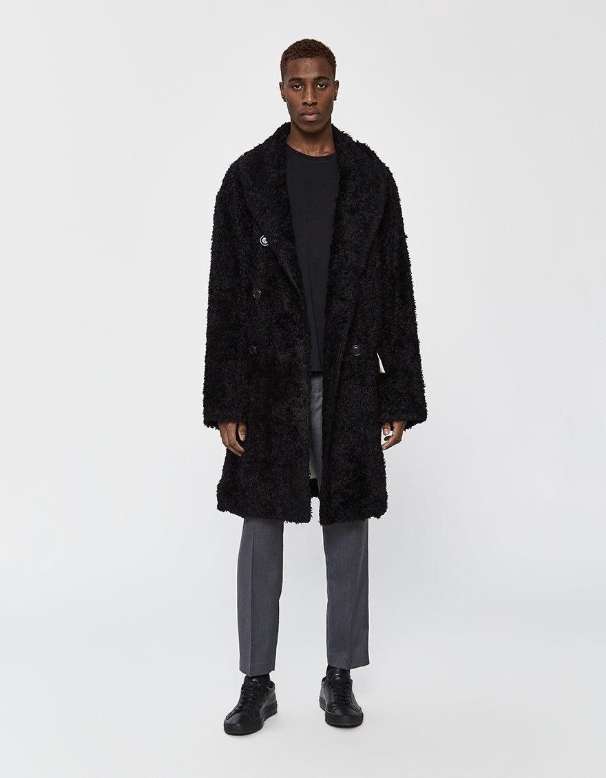 Neighborhood NEIGHBORHOOD FW18 King Coat - Black Faux Fur Size US L / EU 52-54 / 3 - 1 Thumbnail