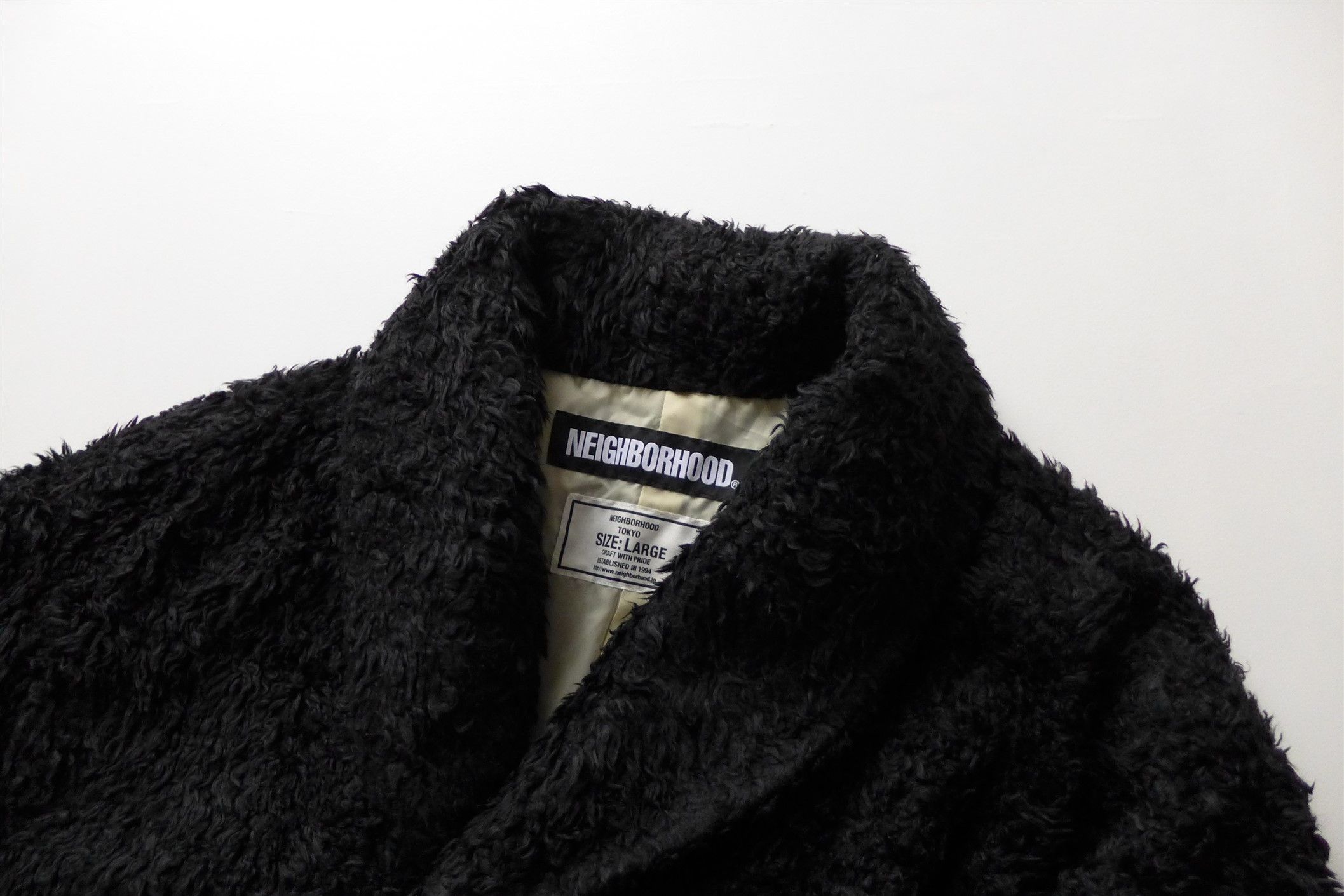 Neighborhood NEIGHBORHOOD FW18 King Coat - Black Faux Fur Size US L / EU 52-54 / 3 - 10 Thumbnail