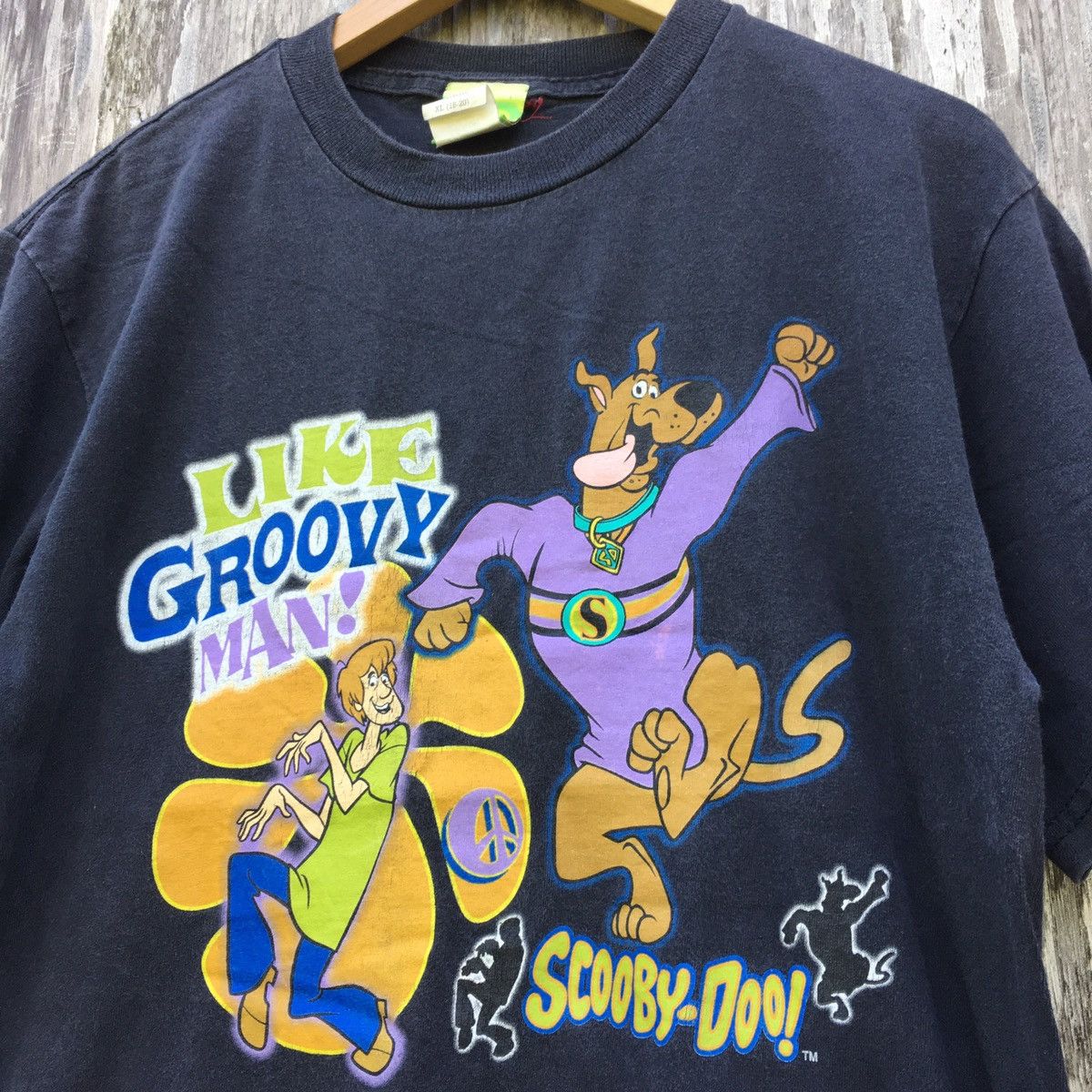 Cartoon Network Thrashed Faded Vintage Scooby-Doo Cartoon Network ERD TEE Size US M / EU 48-50 / 2 - 2 Thumbnail