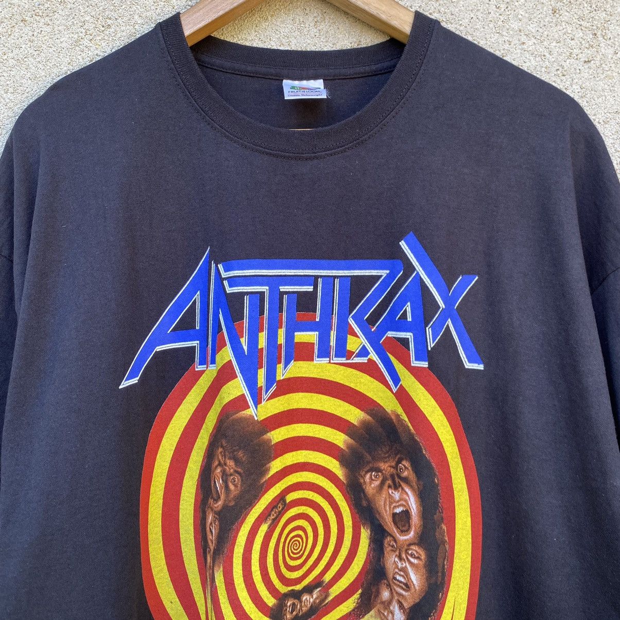 Band Tees Vintage Y2K Anthrax State Of Euphoria Band ERD GRUNGE TEE Size US XXL / EU 58 / 5 - 3 Thumbnail