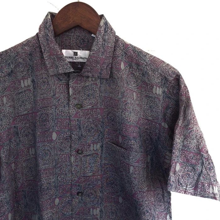 Pierre Balmain Vintage Pierre Balmain Paris Art Button Up Shirt Size US M / EU 48-50 / 2 - 2 Thumbnail