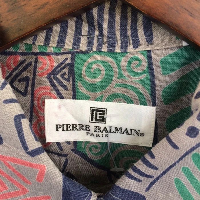 Pierre Balmain Vintage Pierre Balmain Art Design Button Up Shirt Size US M / EU 48-50 / 2 - 3 Thumbnail