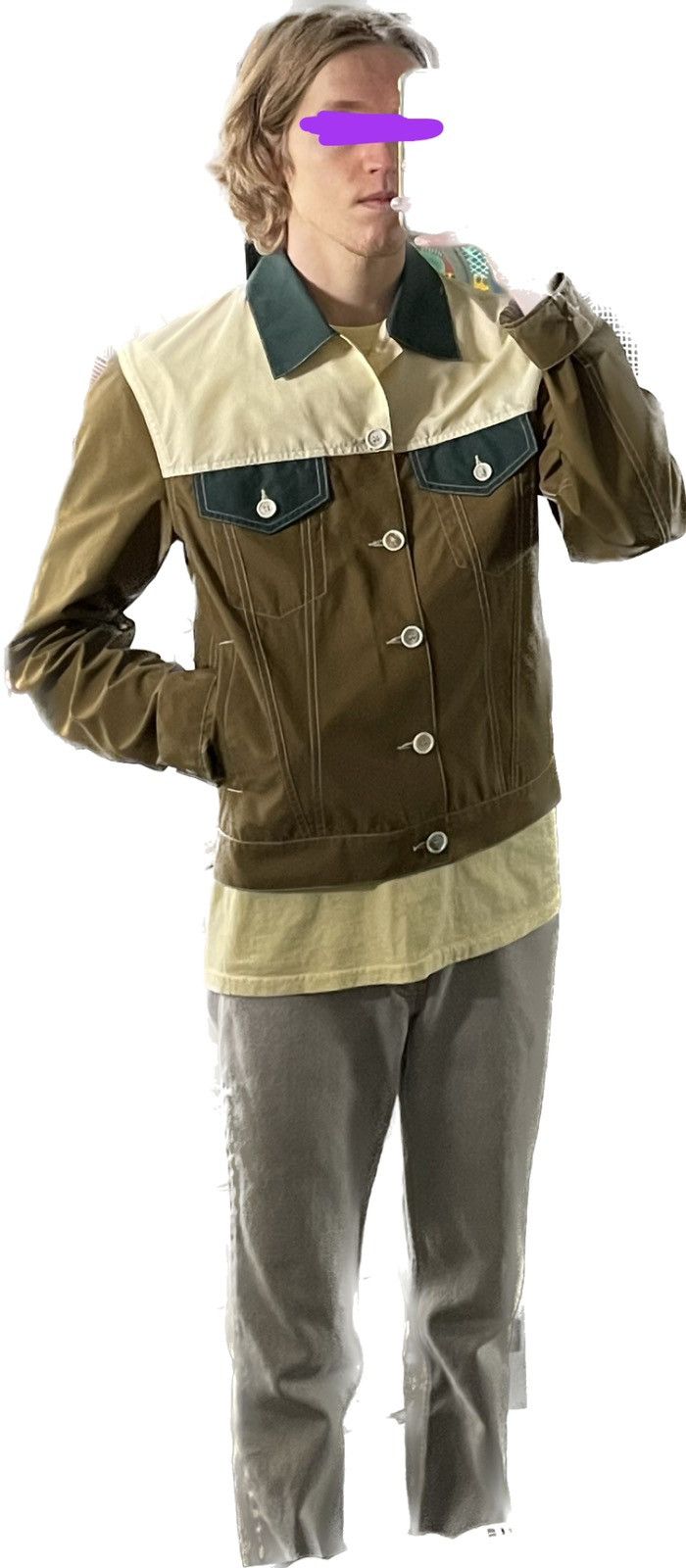 Marni Marni Color Block Paneled Nylon Trucker Jacket Size US S / EU 44-46 / 1 - 16 Thumbnail