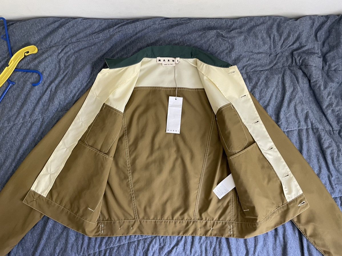 Marni Marni Color Block Paneled Nylon Trucker Jacket Size US S / EU 44-46 / 1 - 10 Thumbnail