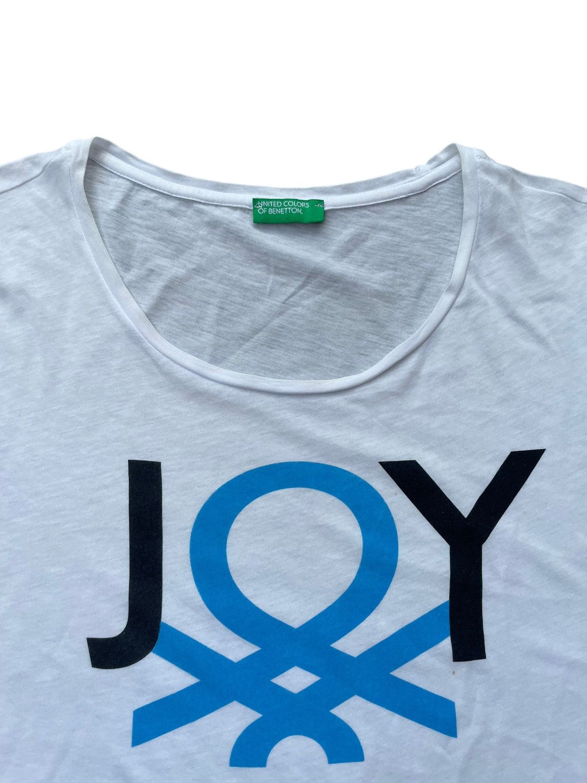 Designer United Colors Of Benetton Joy Tshirt Size M / US 6-8 / IT 42-44 - 4 Thumbnail