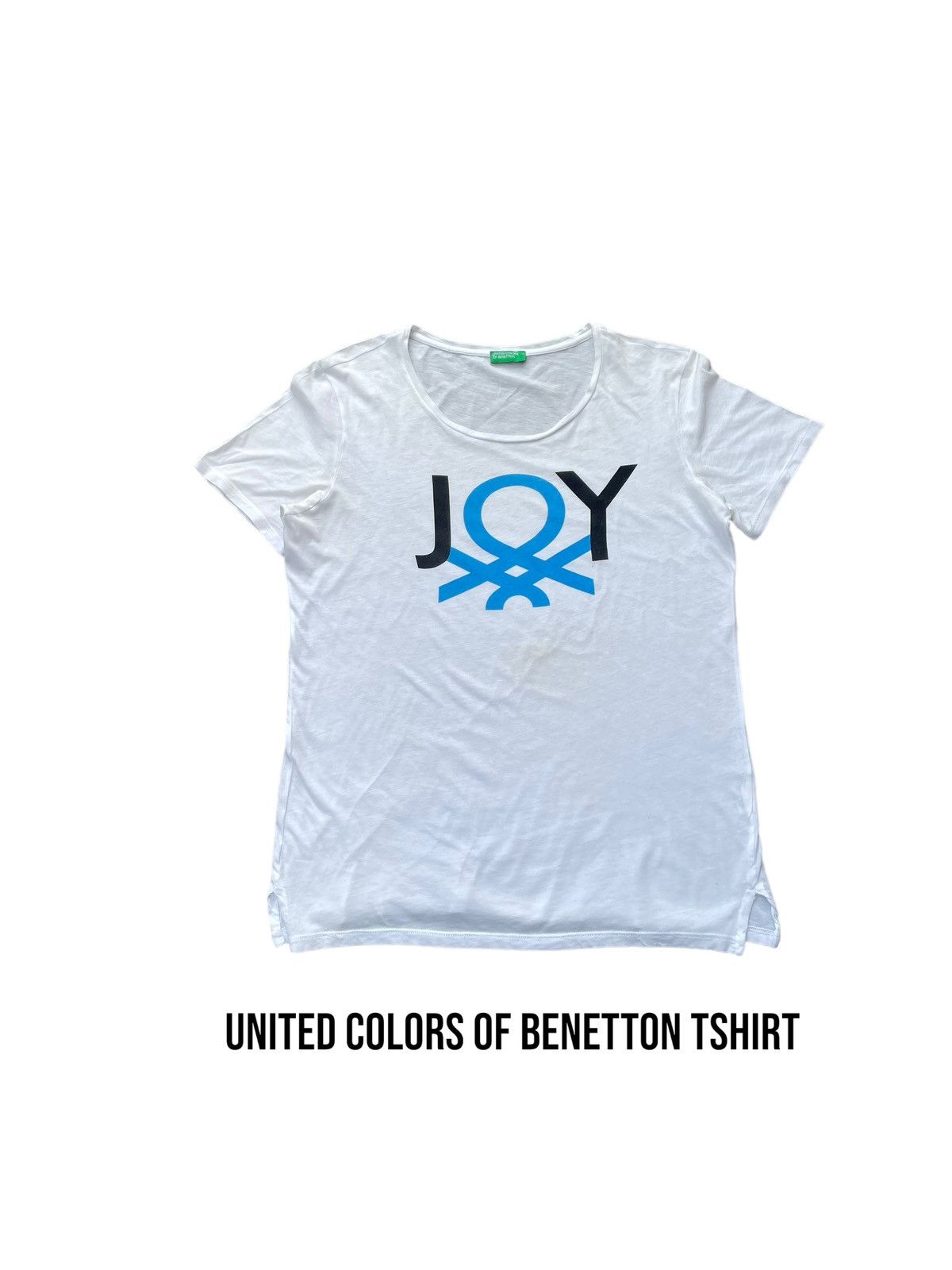 Designer United Colors Of Benetton Joy Tshirt Size M / US 6-8 / IT 42-44 - 1 Thumbnail