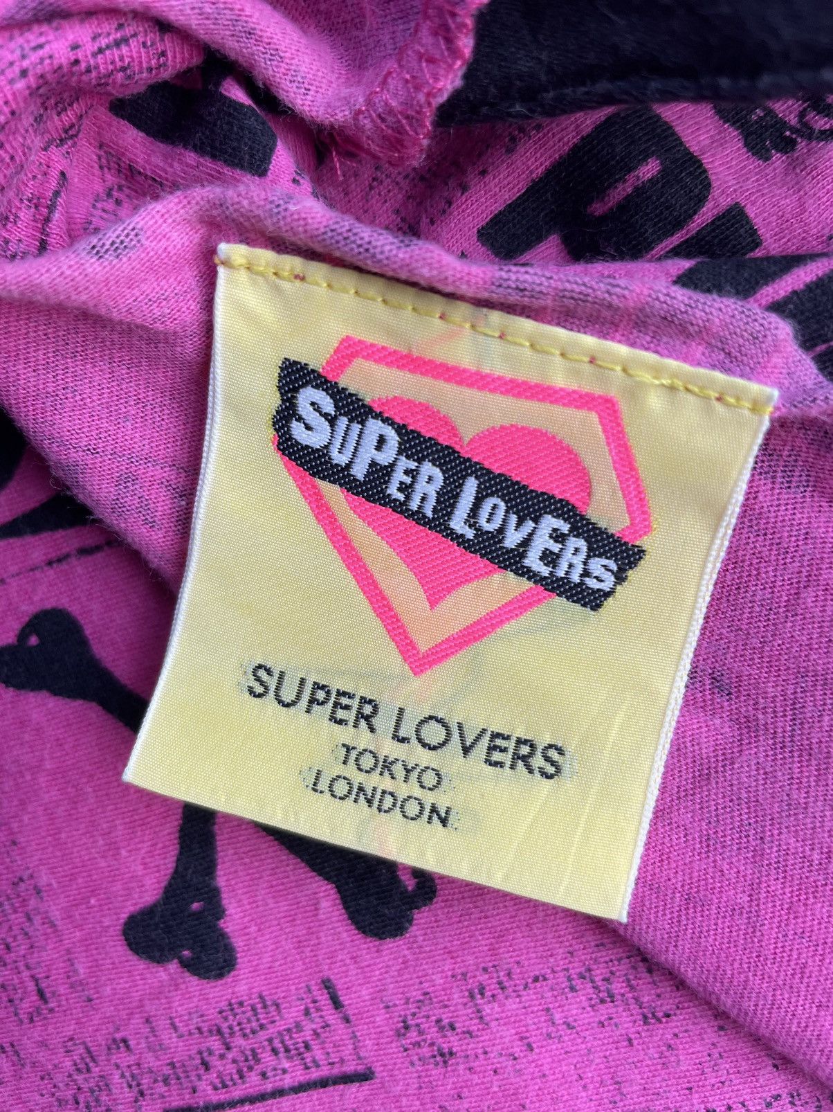 Japanese Brand Super Lovers Tshirt Size S / US 4 / IT 40 - 8 Thumbnail