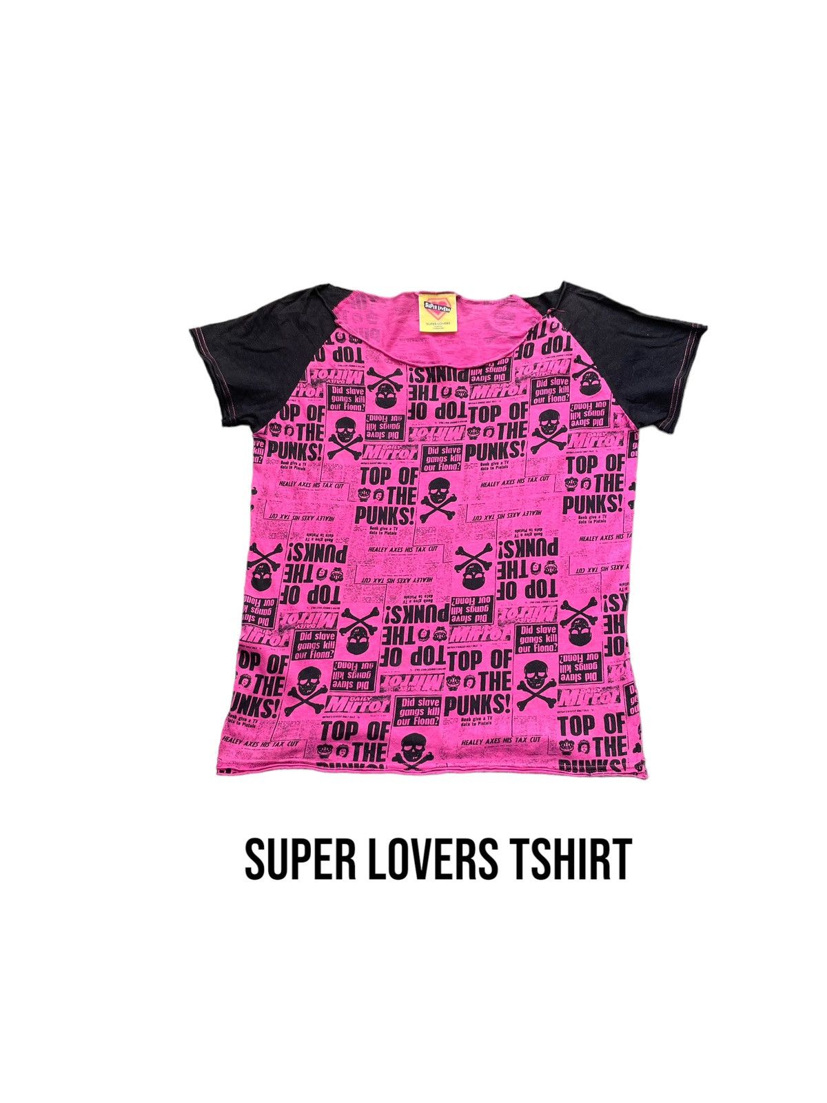Japanese Brand Super Lovers Tshirt Size S / US 4 / IT 40 - 1 Thumbnail