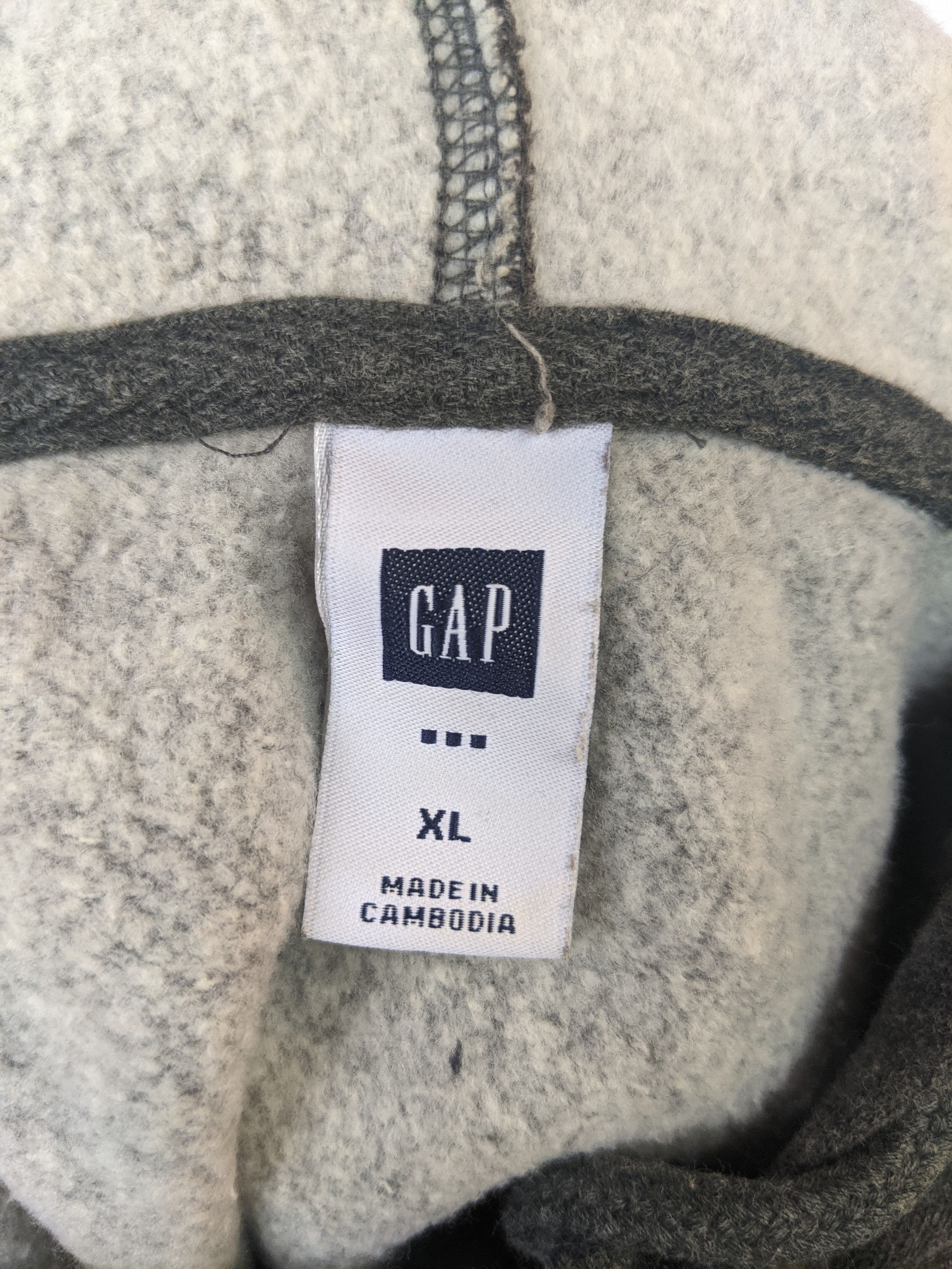 Gap Gap Spellout Hoodie Size US XL / EU 56 / 4 - 4 Thumbnail