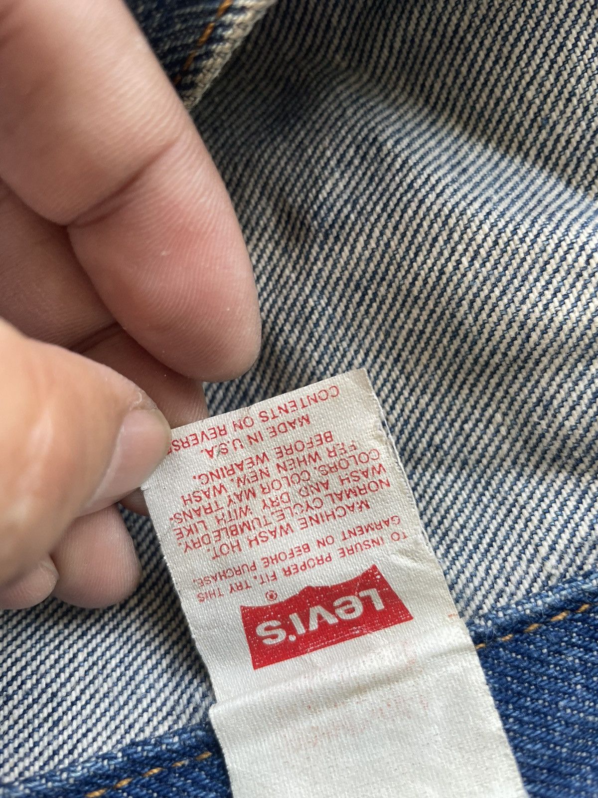 Other Levi’s 70506 e Vintage Aging Wash Denim Jacket Size US L / EU 52-54 / 3 - 14 Thumbnail