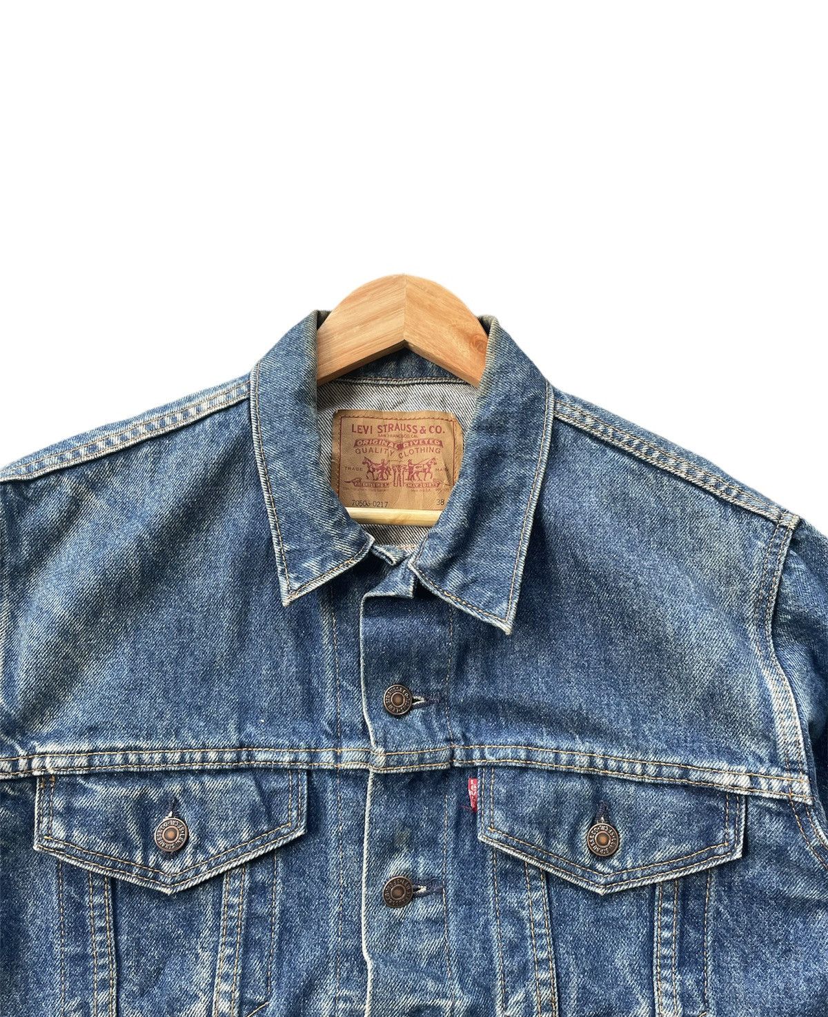Other Levi’s 70506 e Vintage Aging Wash Denim Jacket Size US L / EU 52-54 / 3 - 9 Thumbnail