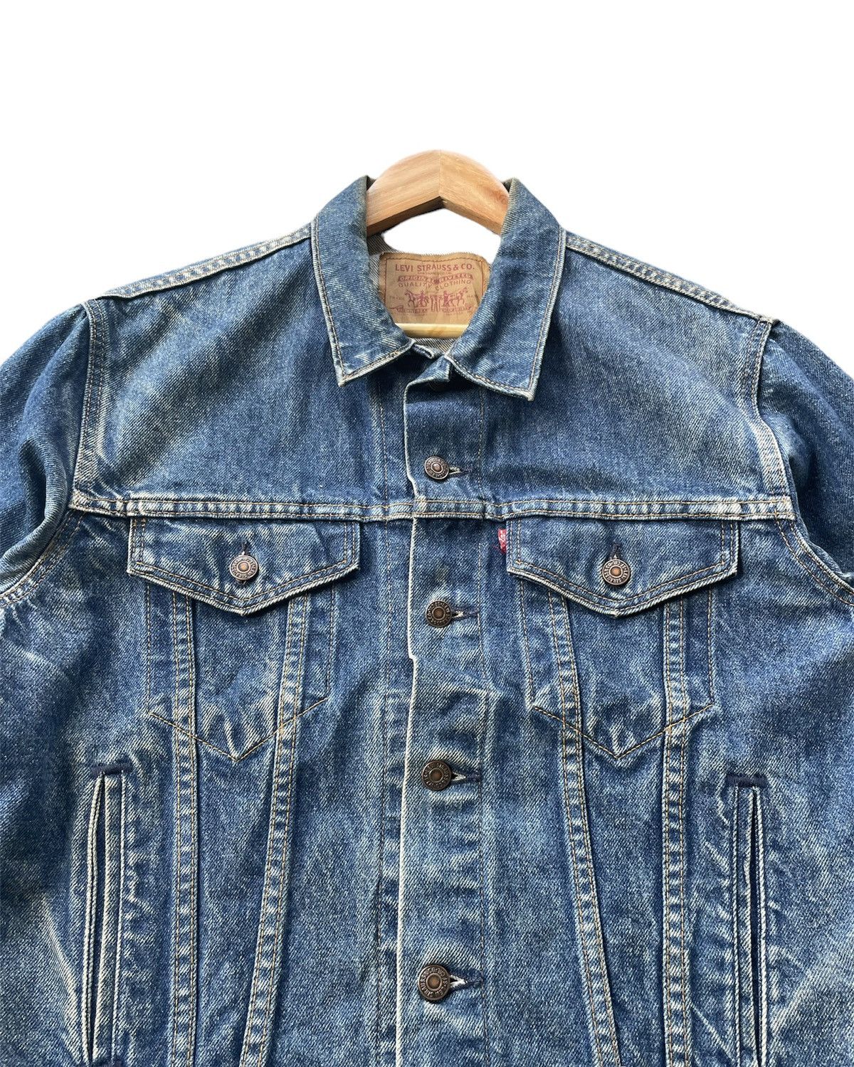 Other Levi’s 70506 e Vintage Aging Wash Denim Jacket Size US L / EU 52-54 / 3 - 5 Thumbnail