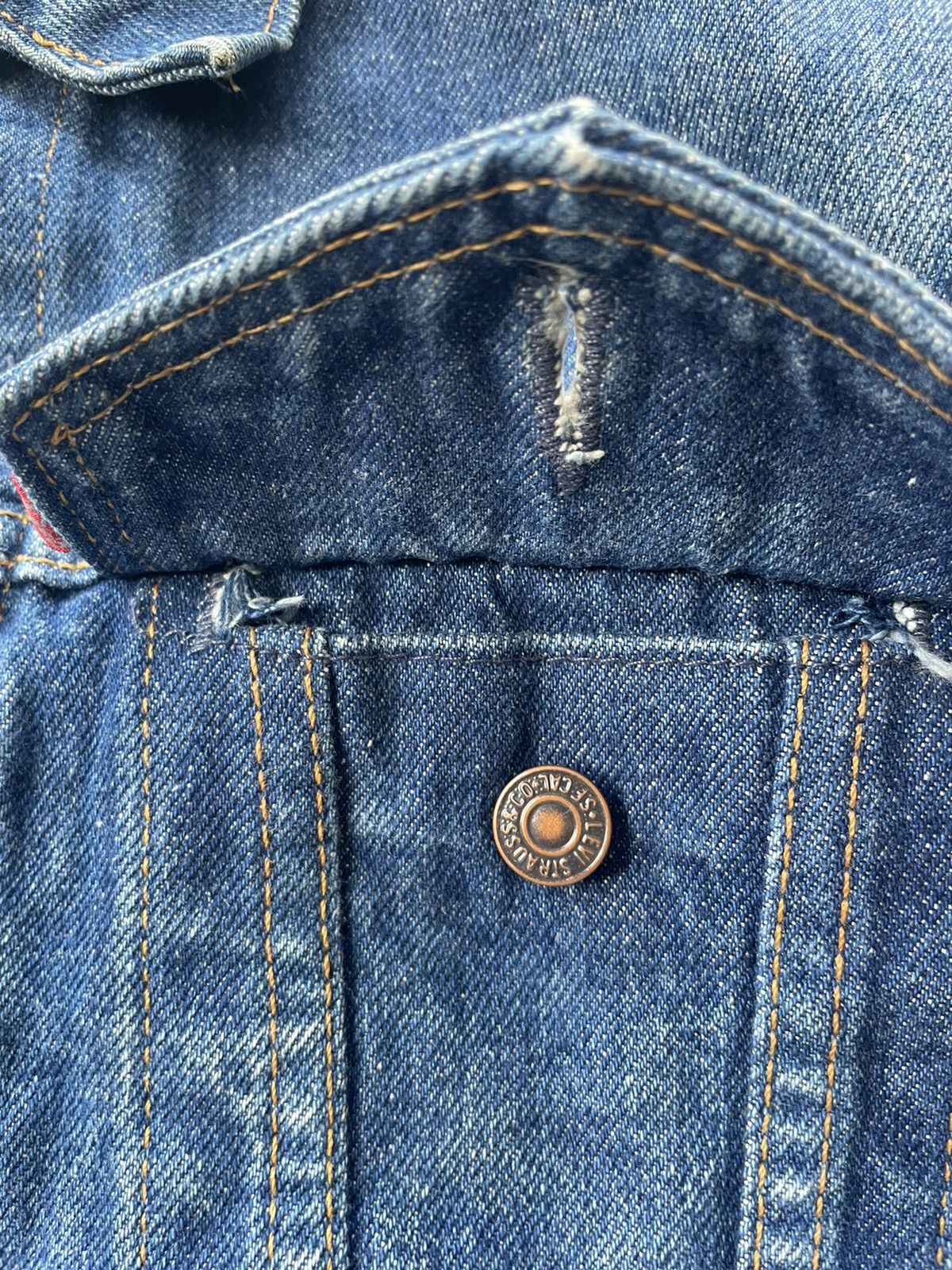 Other Levi’s 70506 e Vintage Aging Wash Denim Jacket Size US L / EU 52-54 / 3 - 17 Thumbnail