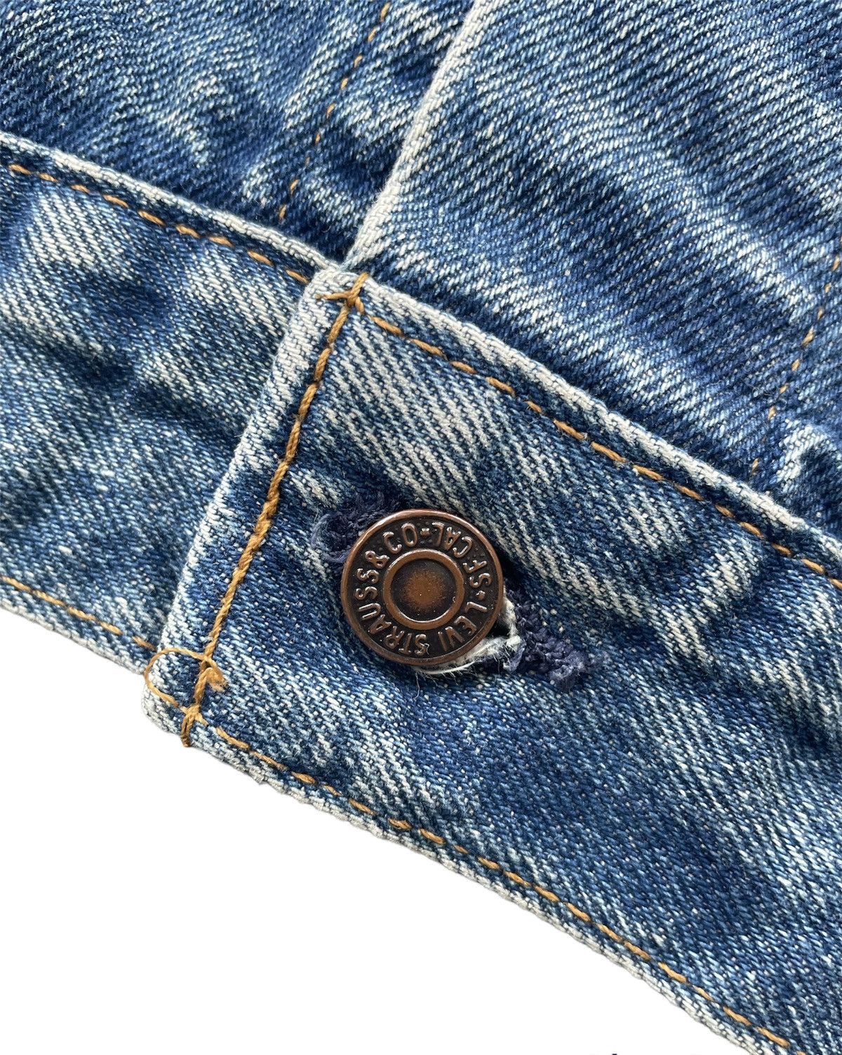 Other Levi’s 70506 e Vintage Aging Wash Denim Jacket Size US L / EU 52-54 / 3 - 6 Thumbnail