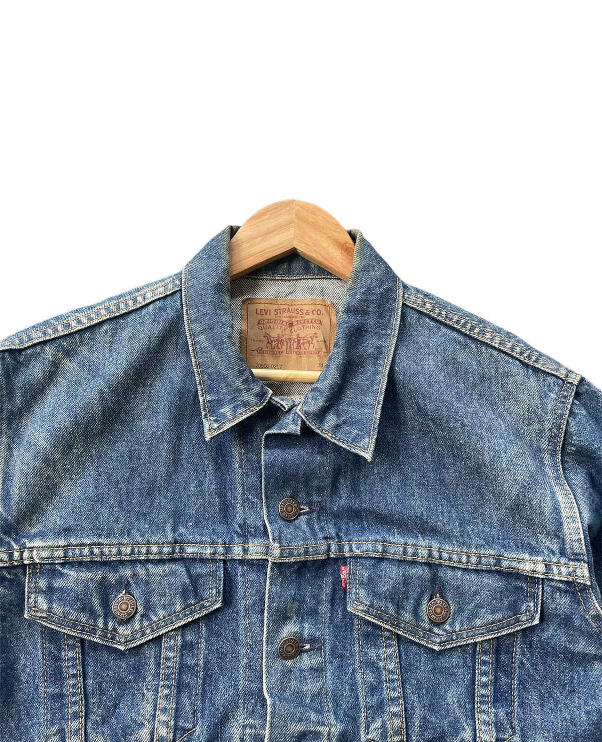 Other Levi’s 70506 e Vintage Aging Wash Denim Jacket Size US L / EU 52-54 / 3 - 8 Thumbnail