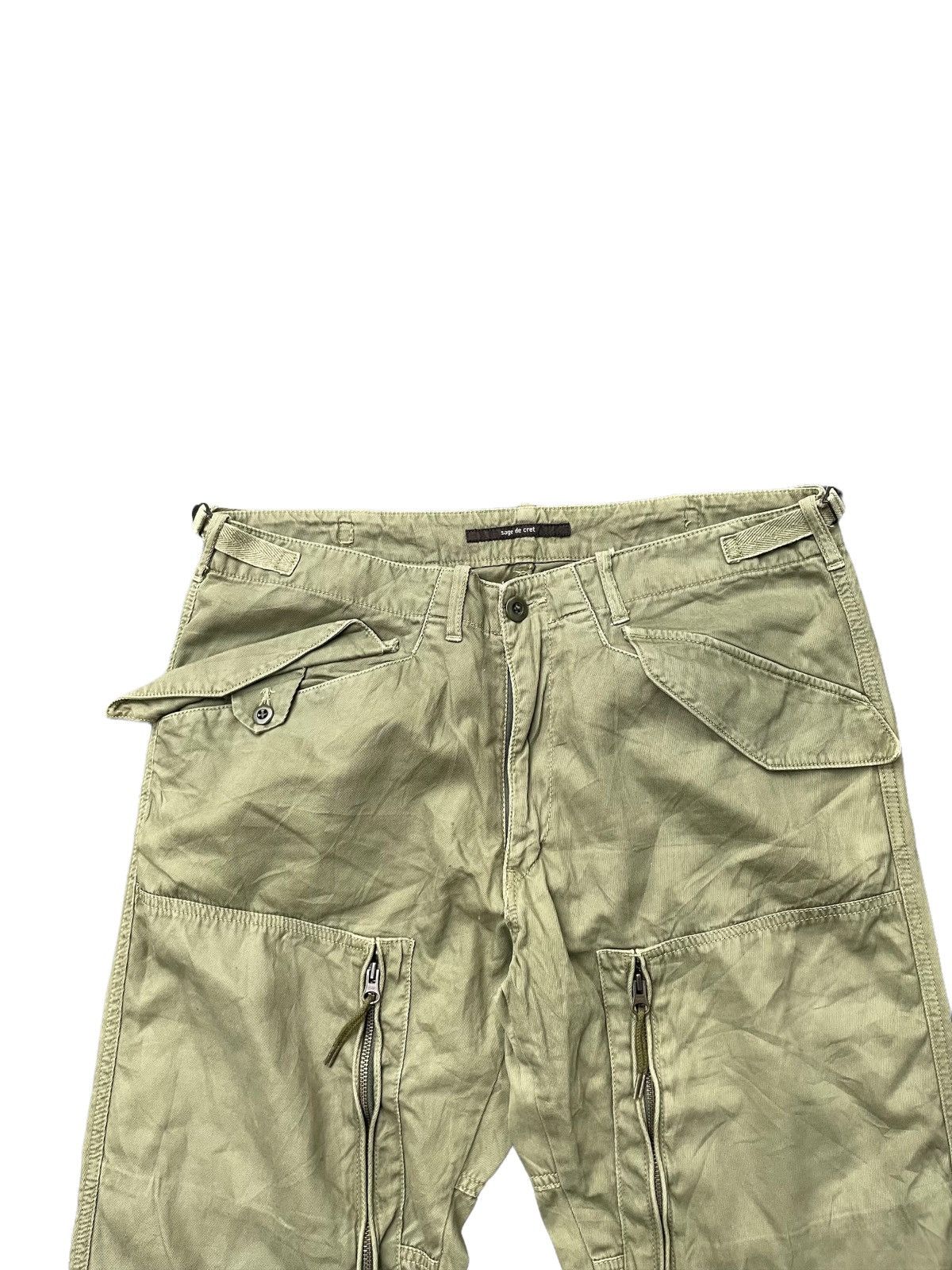 Japanese Brand Sage De Cret Japan 8 pocket Military Inspired Trouser Size US 35 - 5 Thumbnail