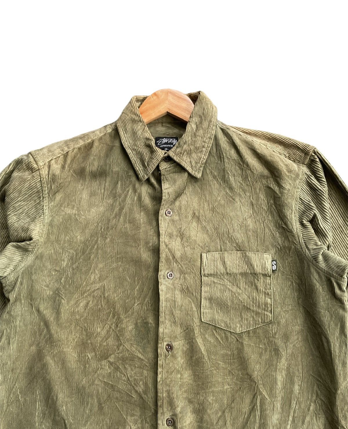 If Six Was Nine Stussy Coduroy Shirt Size US L / EU 52-54 / 3 - 4 Thumbnail
