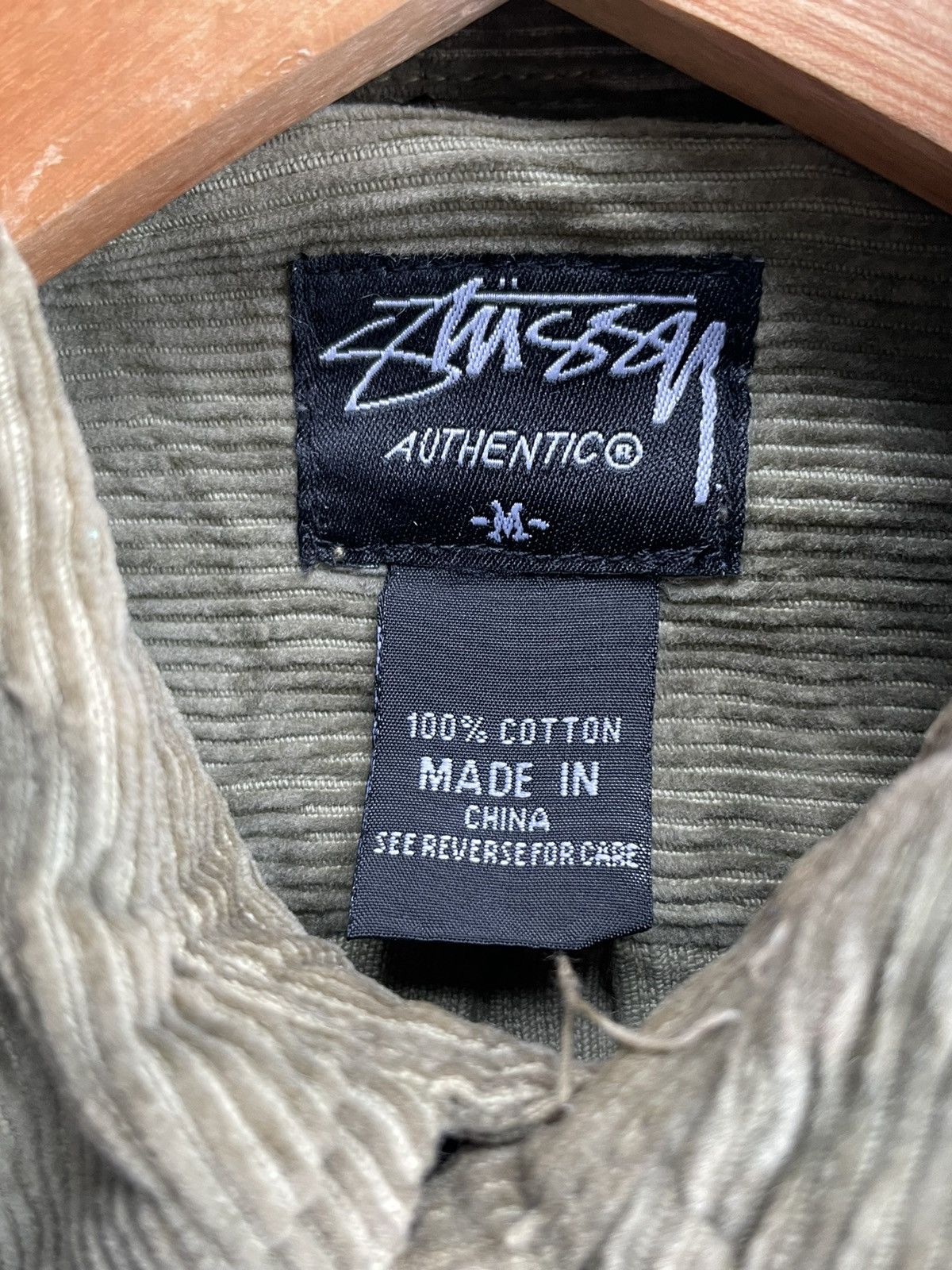 If Six Was Nine Stussy Coduroy Shirt Size US L / EU 52-54 / 3 - 12 Thumbnail