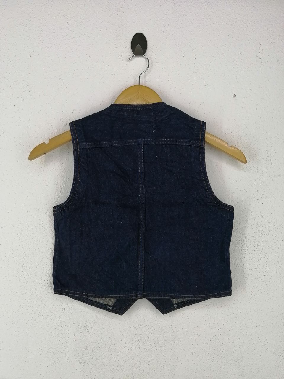 Japanese Brand × Sawyer of Napa × Vintage RARE! TOM SAWYER DENIM VEST FOR COLLECTION Size US XXS / EU 40 - 6 Thumbnail