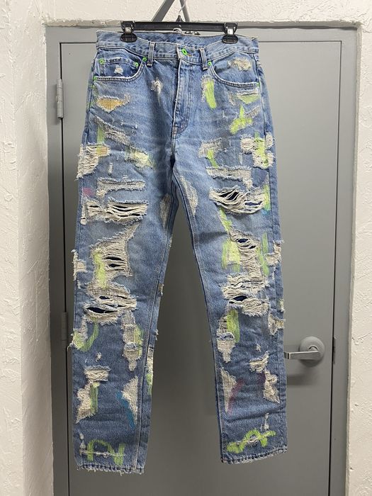 endless denim Leather Jeans Worn by Kanye West Available Now