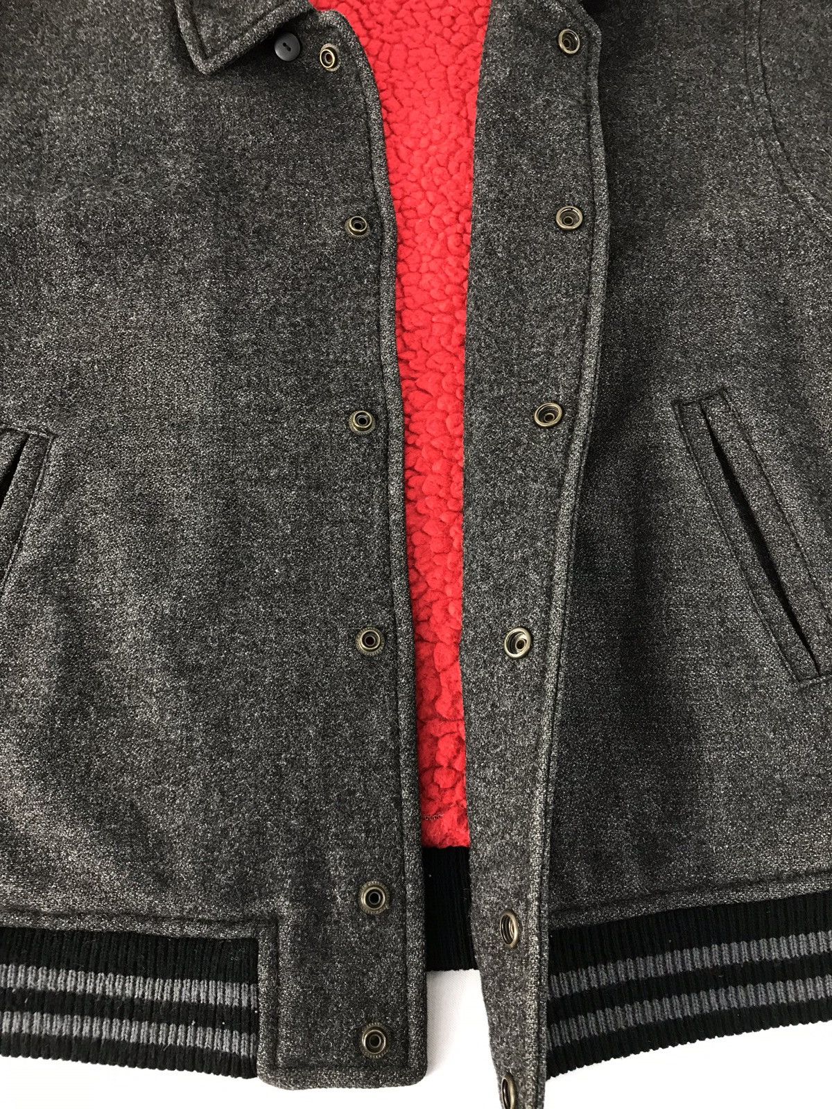 Japanese Brand Vtg John Weery Simple Varsity Jacket Woll Quilted Inner Size US XL / EU 56 / 4 - 4 Thumbnail
