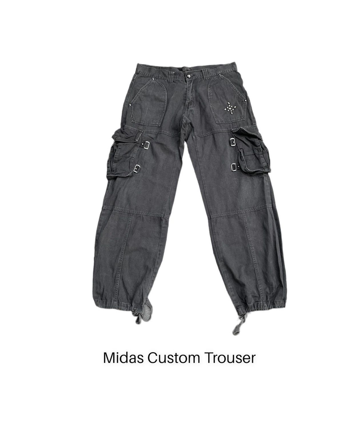 Japanese Brand Midas Mulitpocket Bondage Trouser Size US 35 - 1 Thumbnail