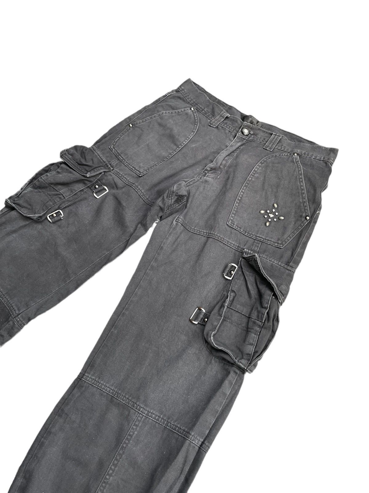 Japanese Brand Midas Mulitpocket Bondage Trouser Size US 35 - 3 Thumbnail