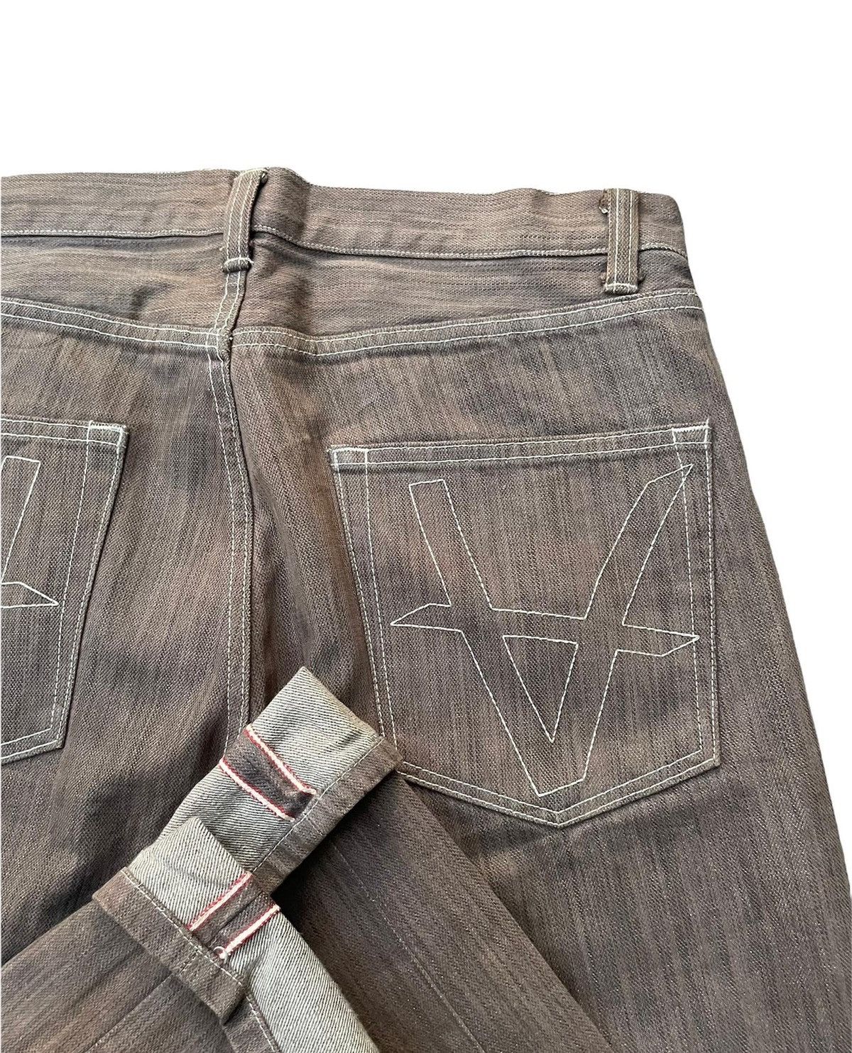 Japanese Brand Ayan KM Projects x Yoshimoto Selvedge Denim Size US 35 - 6 Thumbnail