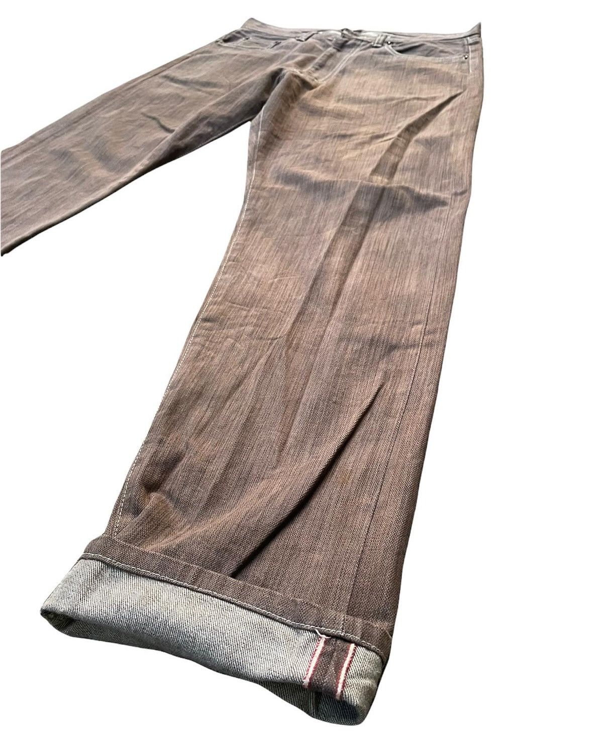 Japanese Brand Ayan KM Projects x Yoshimoto Selvedge Denim Size US 35 - 2 Thumbnail