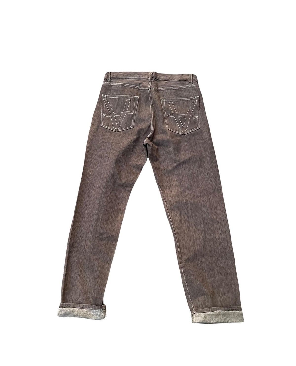 Japanese Brand Ayan KM Projects x Yoshimoto Selvedge Denim Size US 35 - 4 Thumbnail