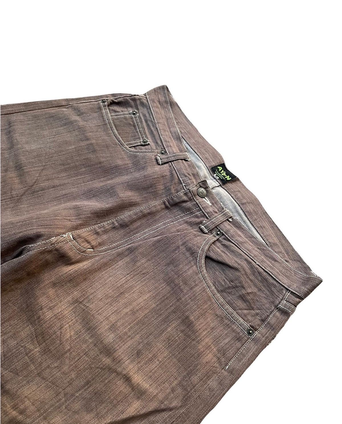 Japanese Brand Ayan KM Projects x Yoshimoto Selvedge Denim Size US 35 - 3 Thumbnail