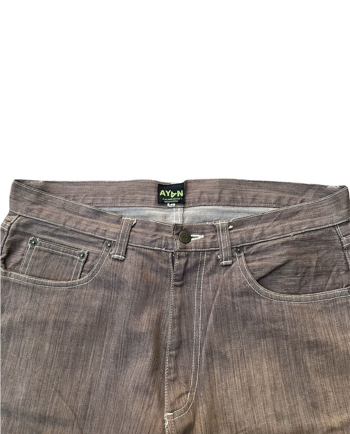 Japanese Brand Ayan KM Projects x Yoshimoto Selvedge Denim Size US 35 - 12 Thumbnail