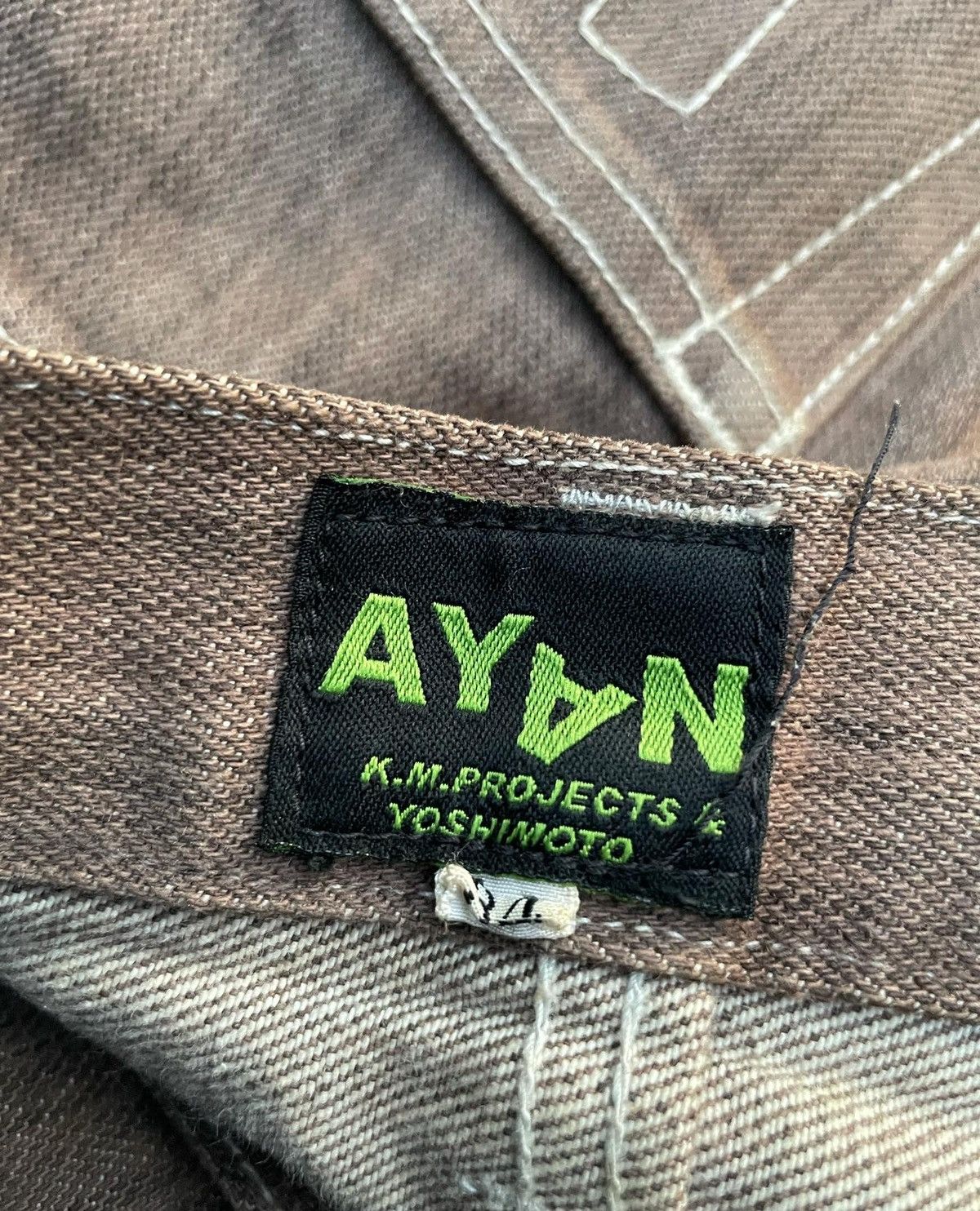 Japanese Brand Ayan KM Projects x Yoshimoto Selvedge Denim Size US 35 - 9 Thumbnail