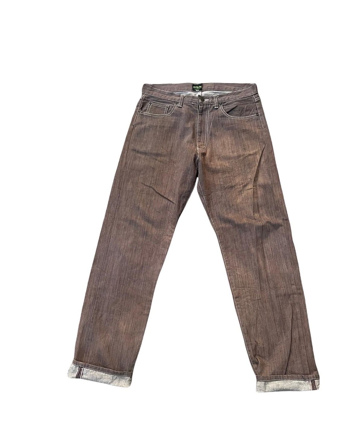 Japanese Brand Ayan KM Projects x Yoshimoto Selvedge Denim Size US 35 - 1 Thumbnail