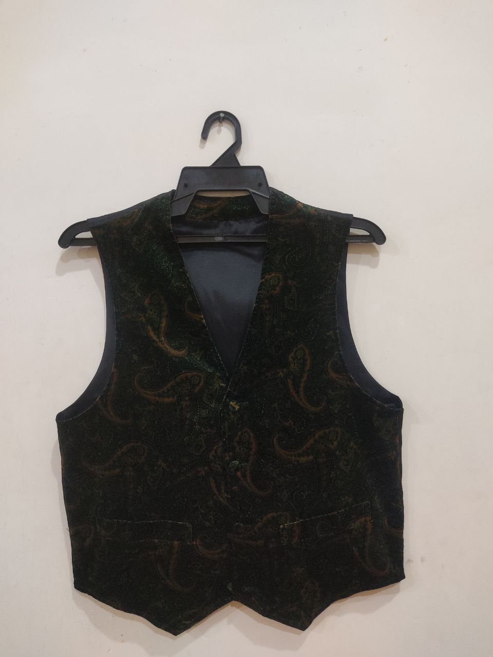 Japanese Brand Vintage Velvet Vest Size US M / EU 48-50 / 2 - 1 Thumbnail
