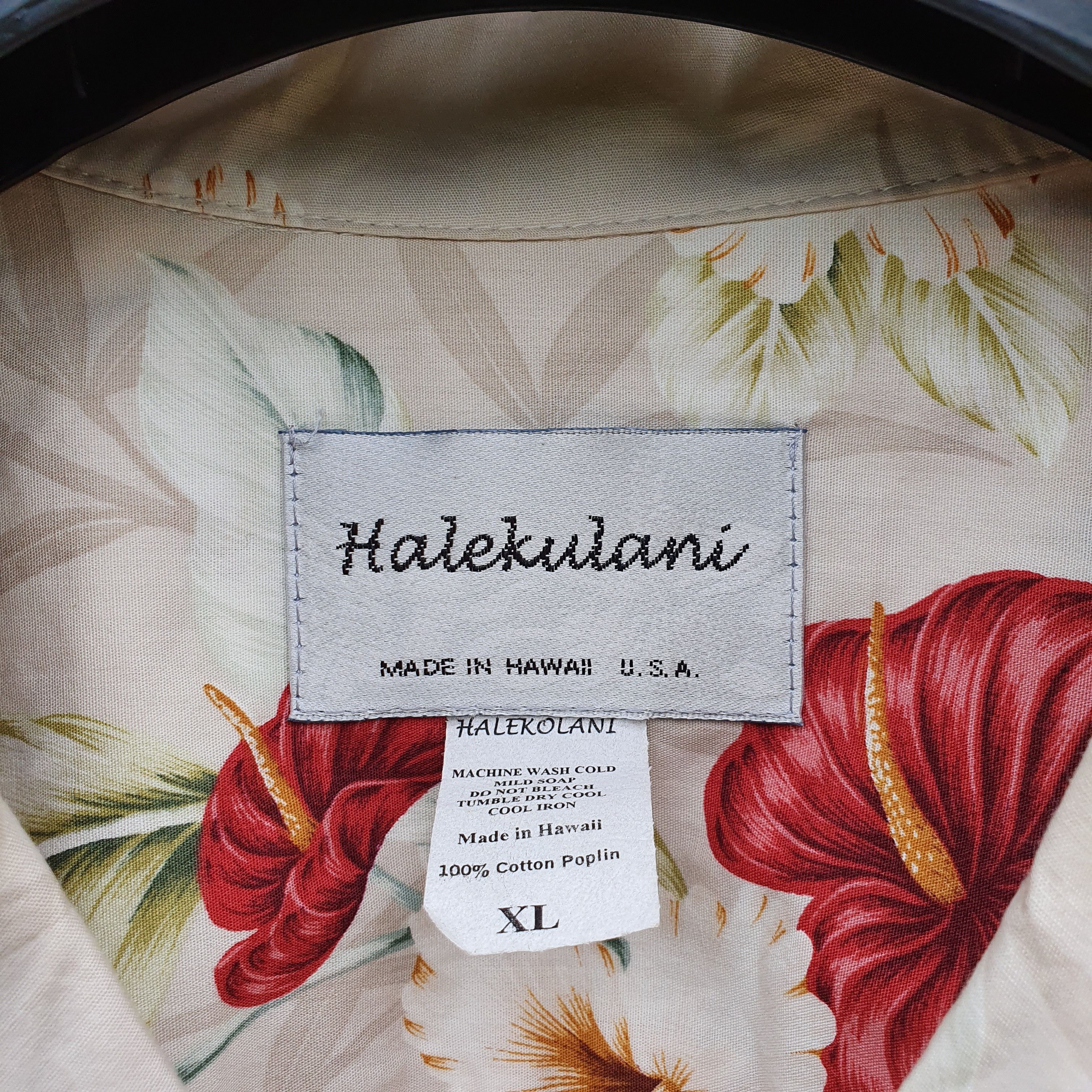 Vintage Hawaiian Shirt Paradise flowers vintage camp collar shirt Size US XL / EU 56 / 4 - 7 Thumbnail