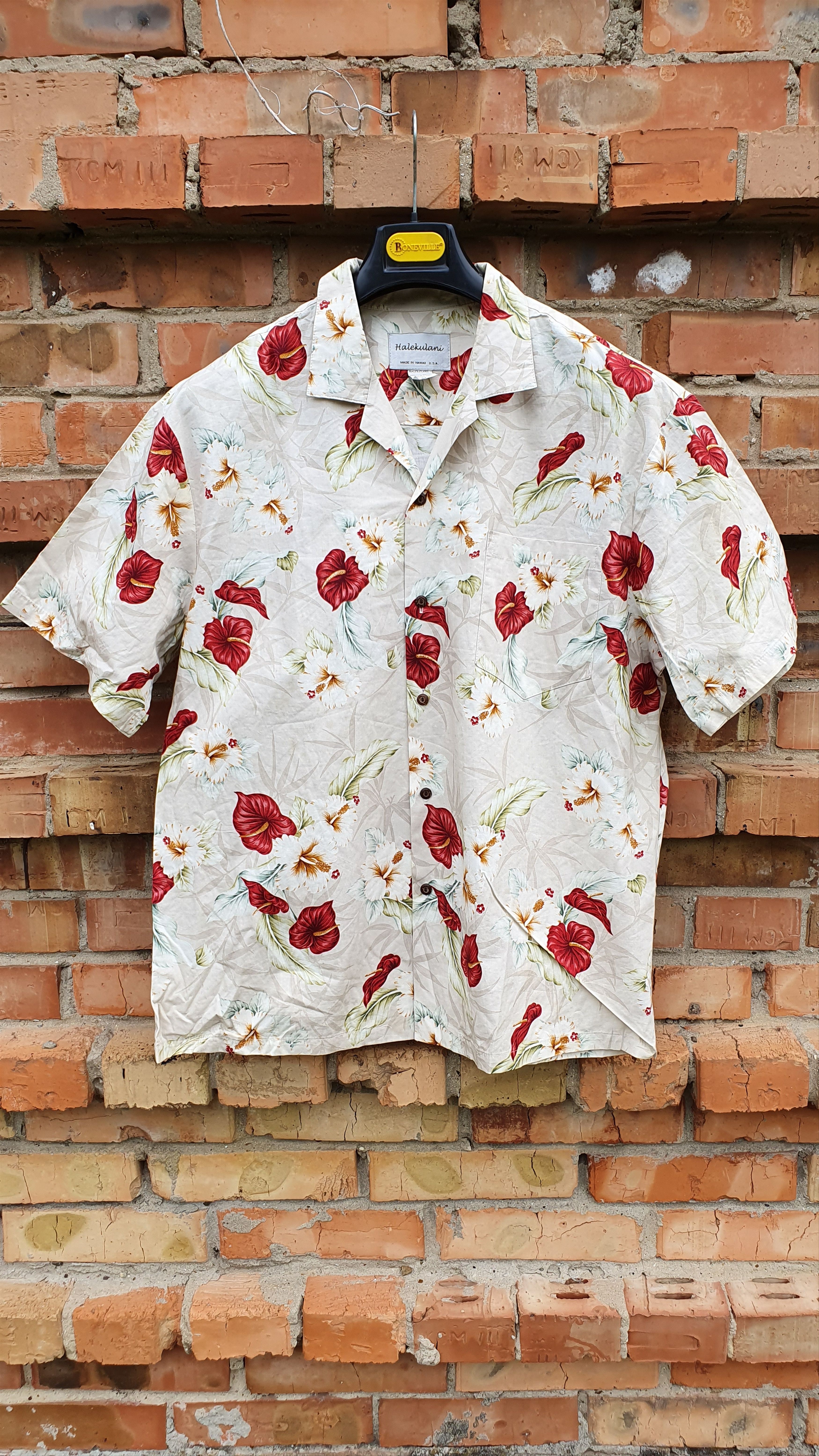 Vintage Hawaiian Shirt Paradise flowers vintage camp collar shirt Size US XL / EU 56 / 4 - 4 Thumbnail